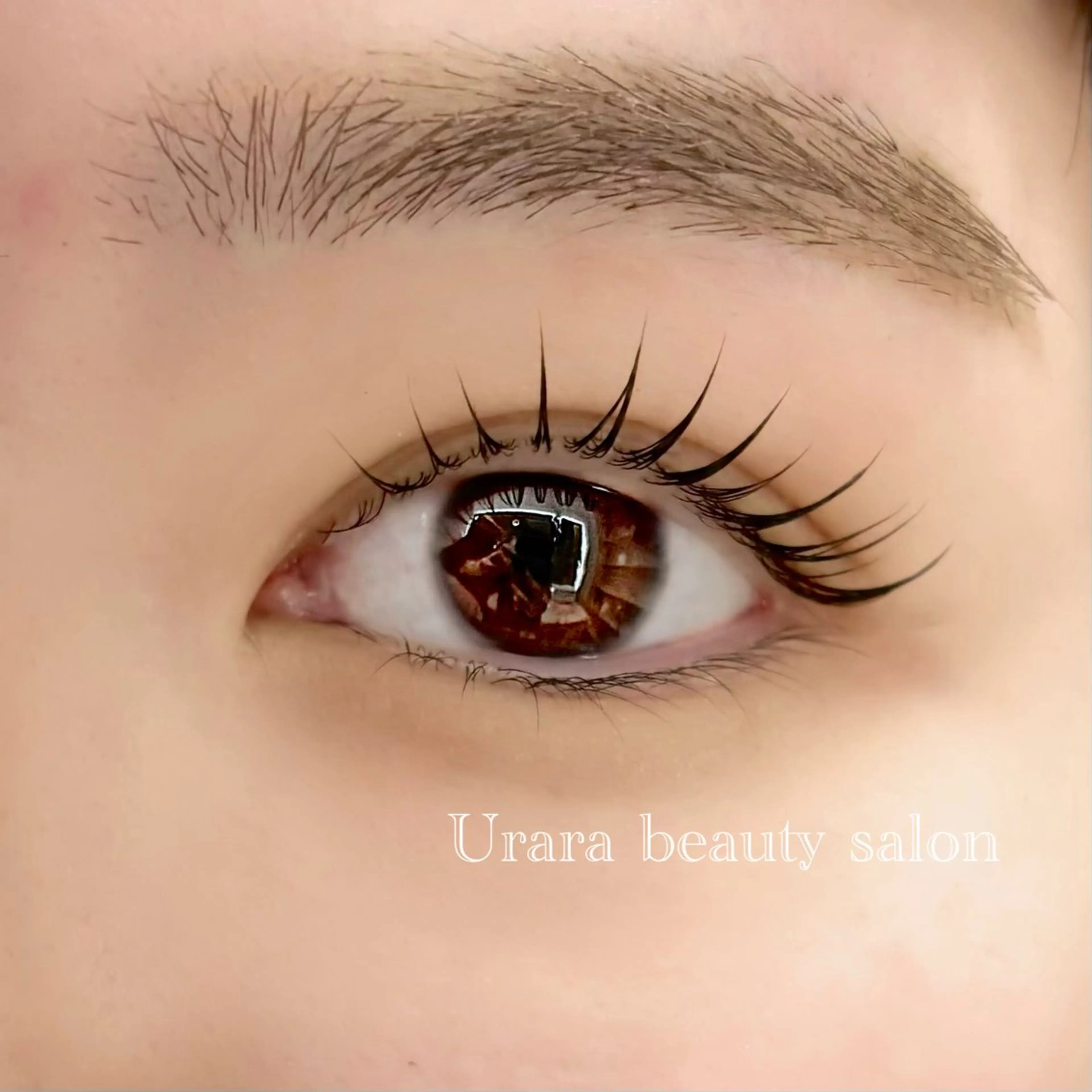 マツエク・マツパ パリジェンヌラッシュリフト まつげパーマ 一重×まつ毛パーマ Urara beauty salon所属・Urara KANAのマツエク・マツパデザイン