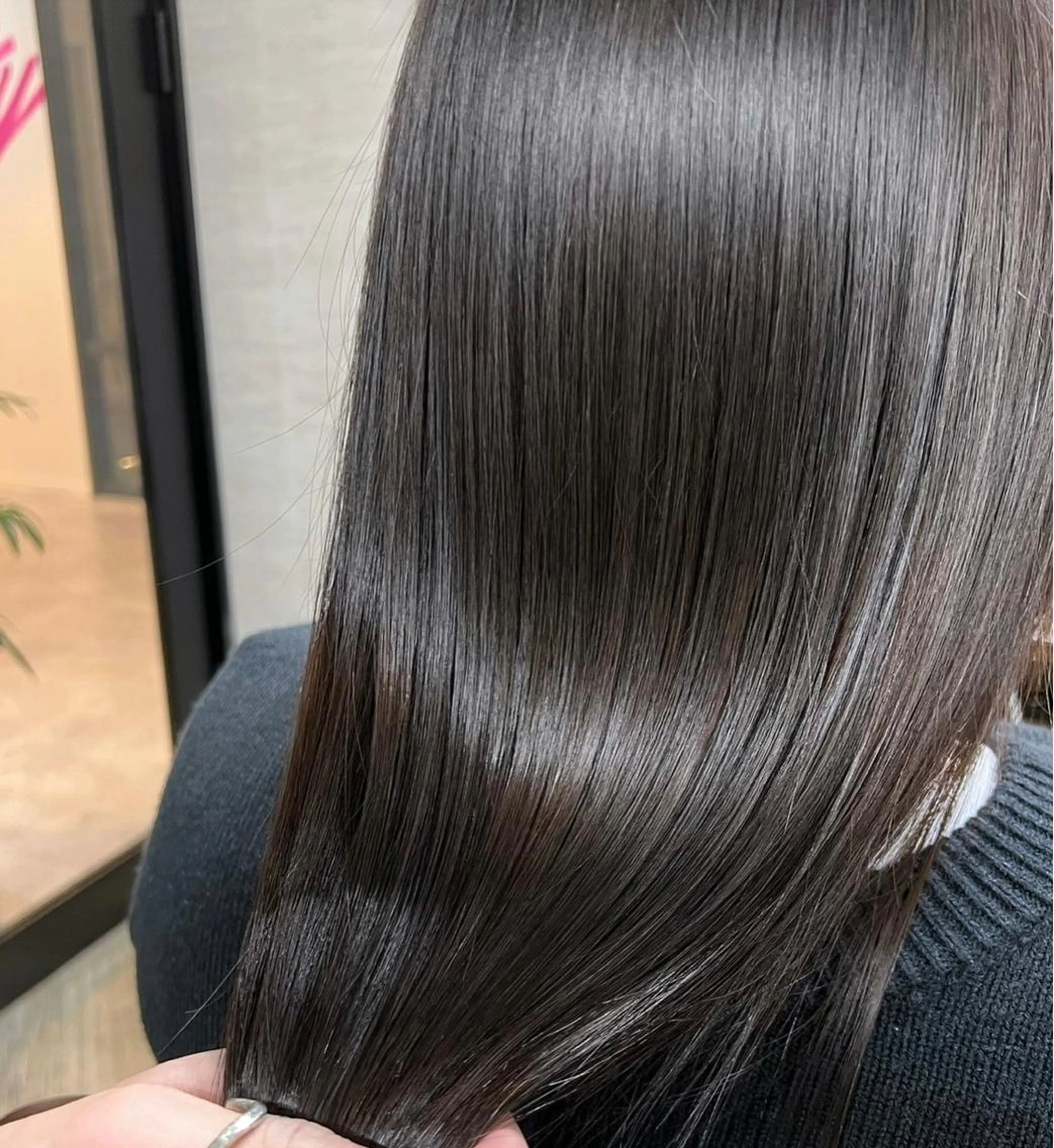 セミロング カラー ヘアアレンジ aloha hibinoのマツエク・マツパデザイン