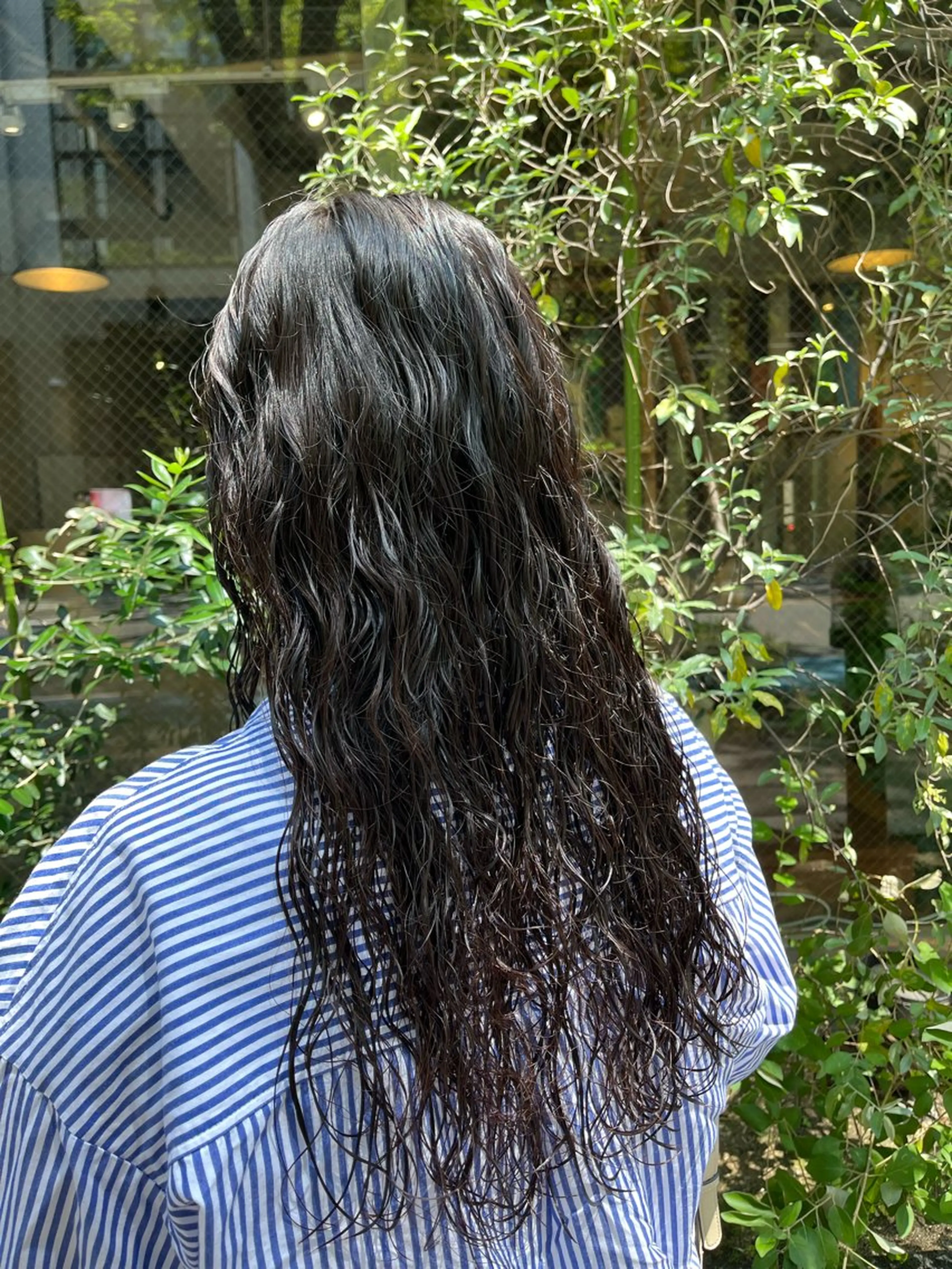 パーマ えんぐちとも／透明感 カラー／博多ボブのヘアスタイル