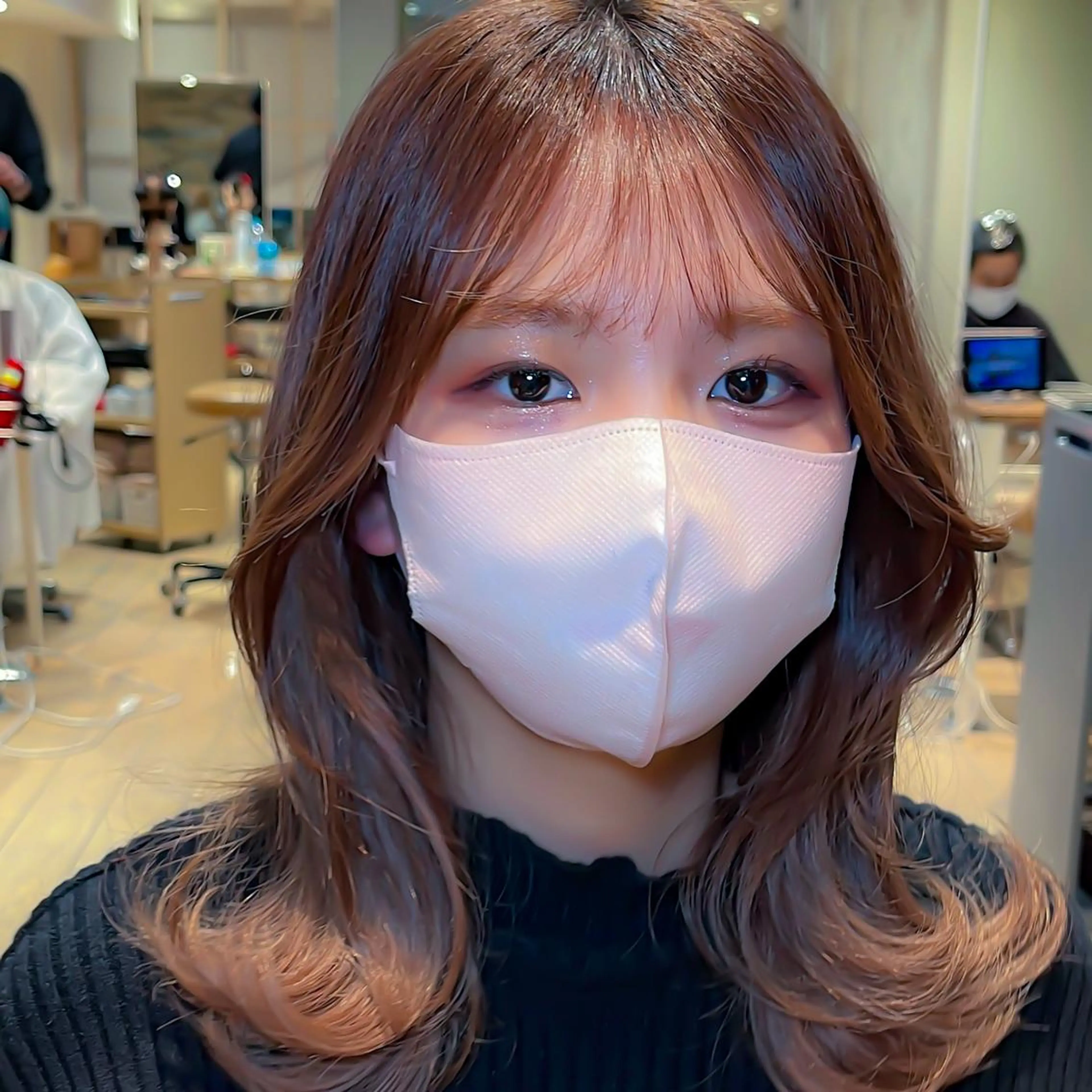 ミディアム 韓国風ヘア レイヤーカット トリートメント ETOWA shinjuku所属・小顔似合わせ提案/ レイヤー/川澄かずまのヘアスタイル