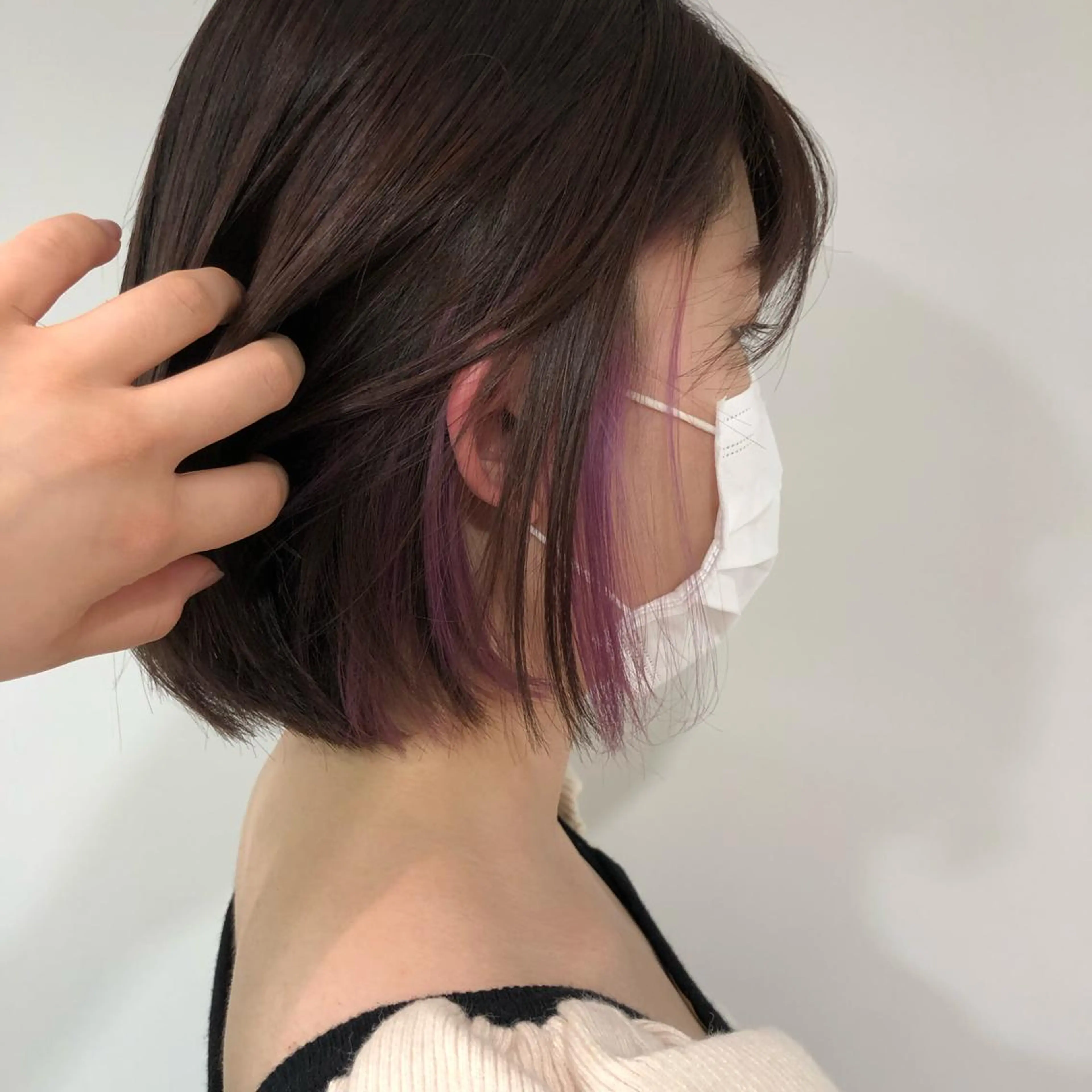 ミディアム 白土 さくらのヘアスタイル