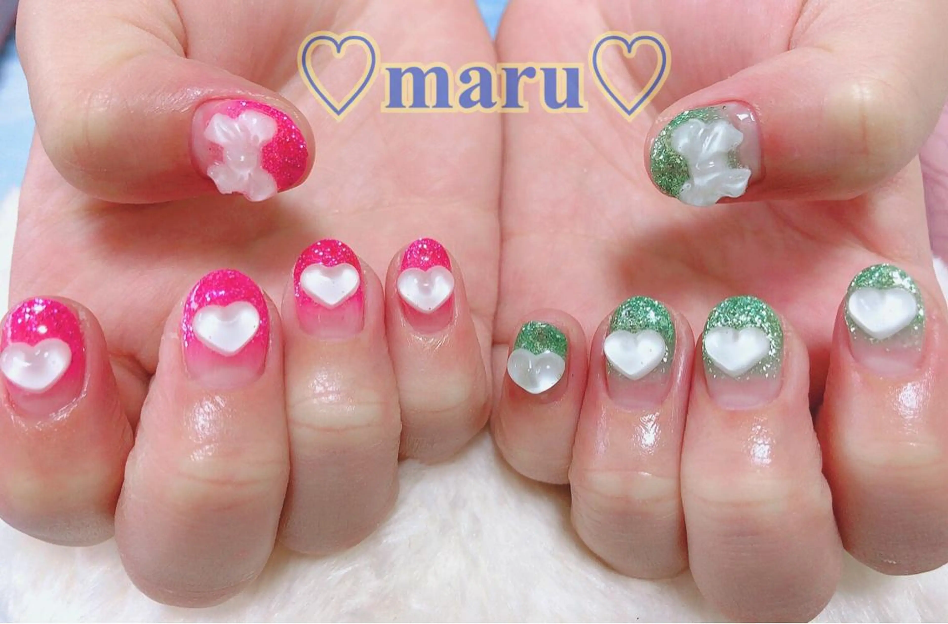 ネイル まるみ ♡のネイルデザイン