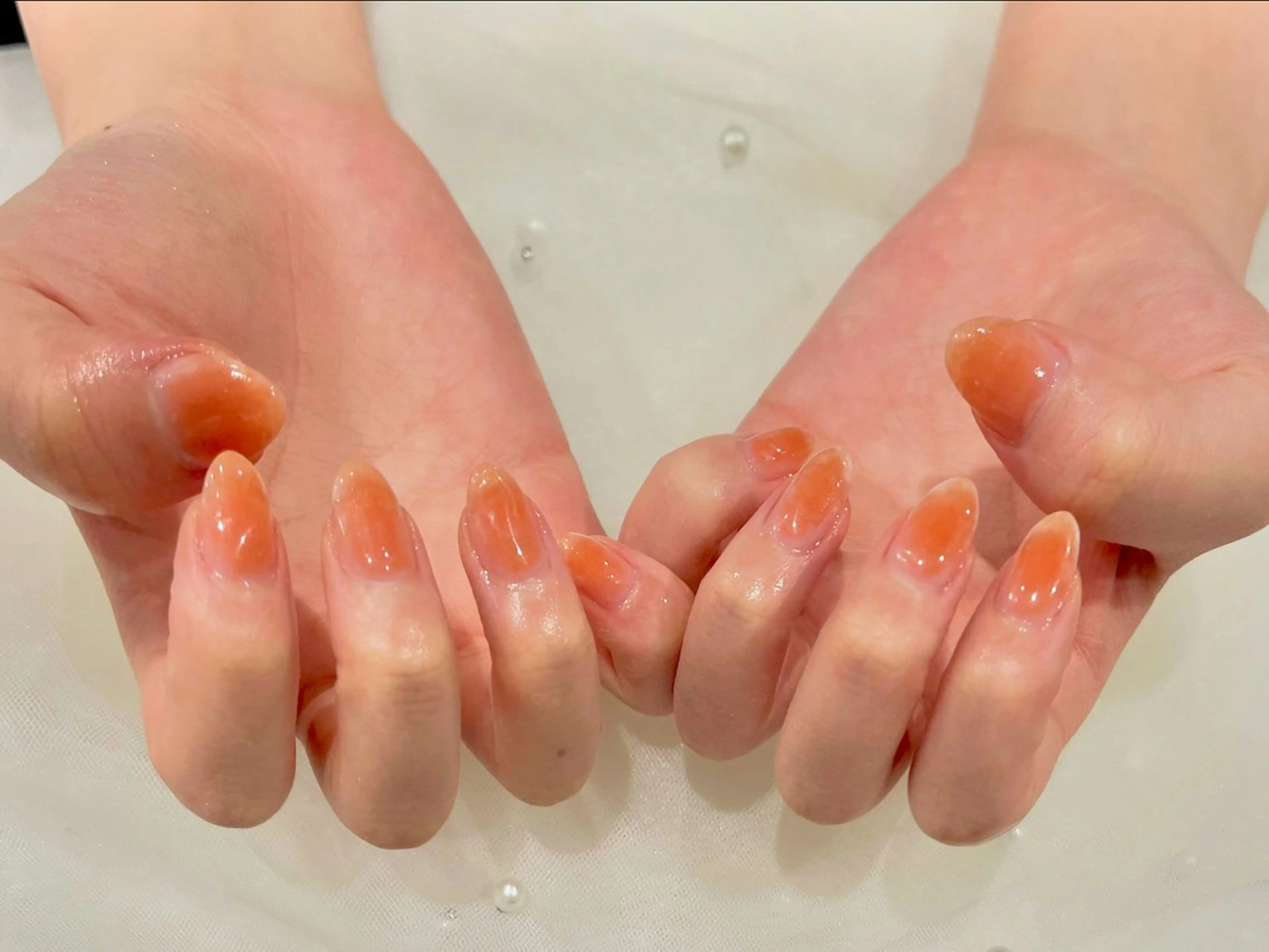 ネイル チークネイル ハンドネイル Nail salon Cielel⟡Ayaのネイルデザイン