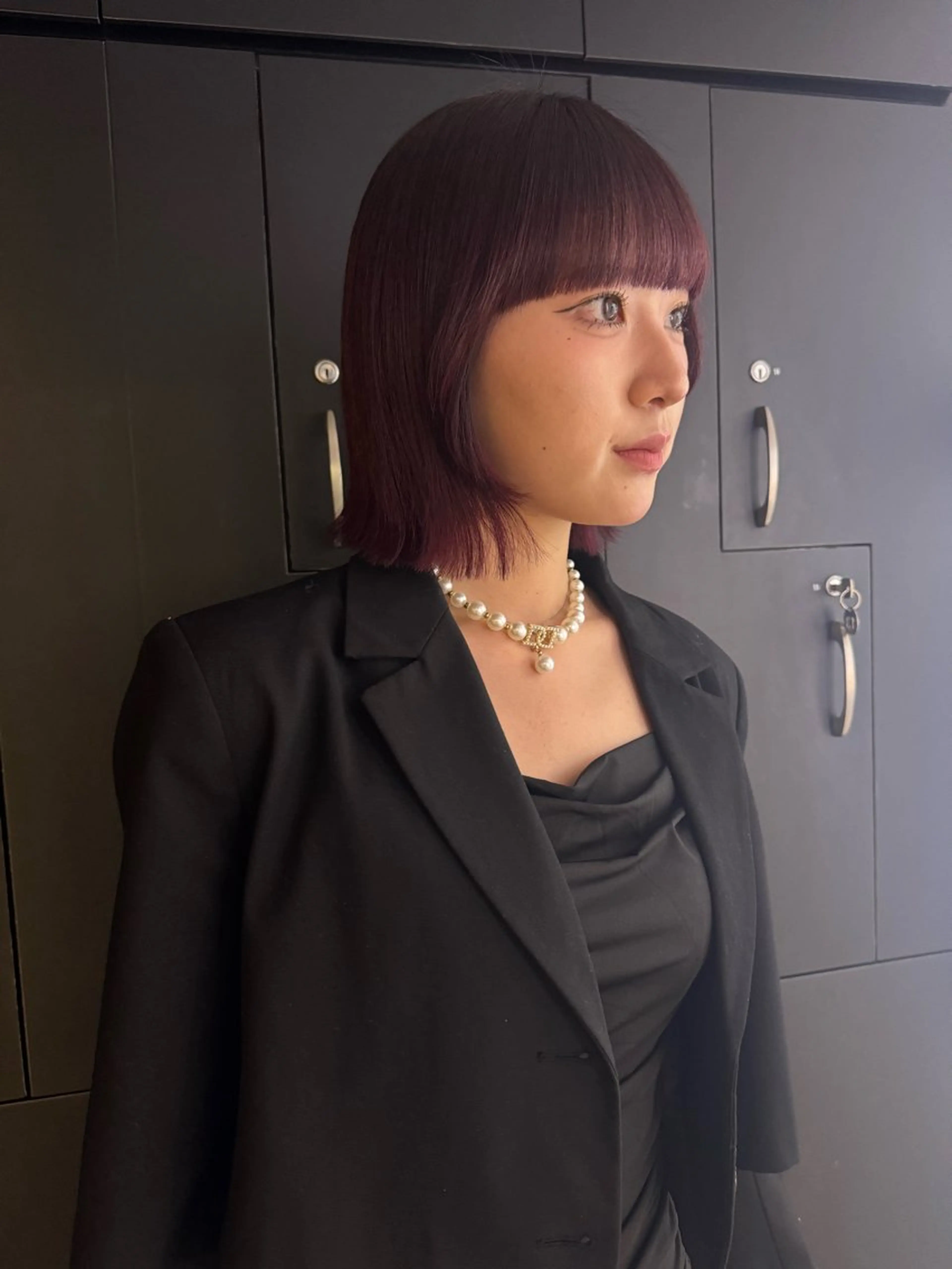 ショート カラー 縮毛矯正 トリートメント 🦄垢抜けボブ特化× 暖色カラー未来🦄のヘアスタイル