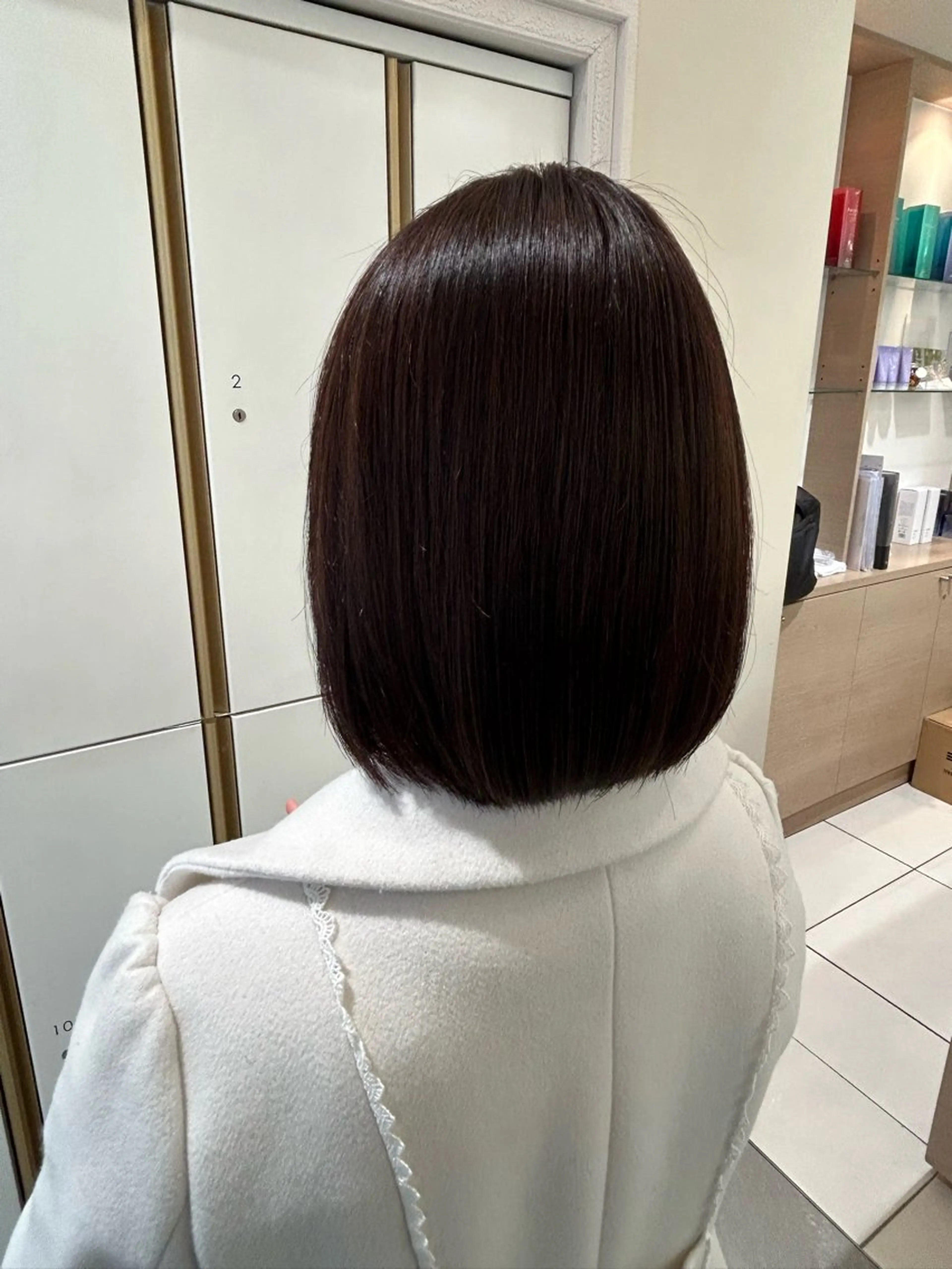 ショート ボブ Ken 縮毛矯正/韓国風ヘアのヘアスタイル