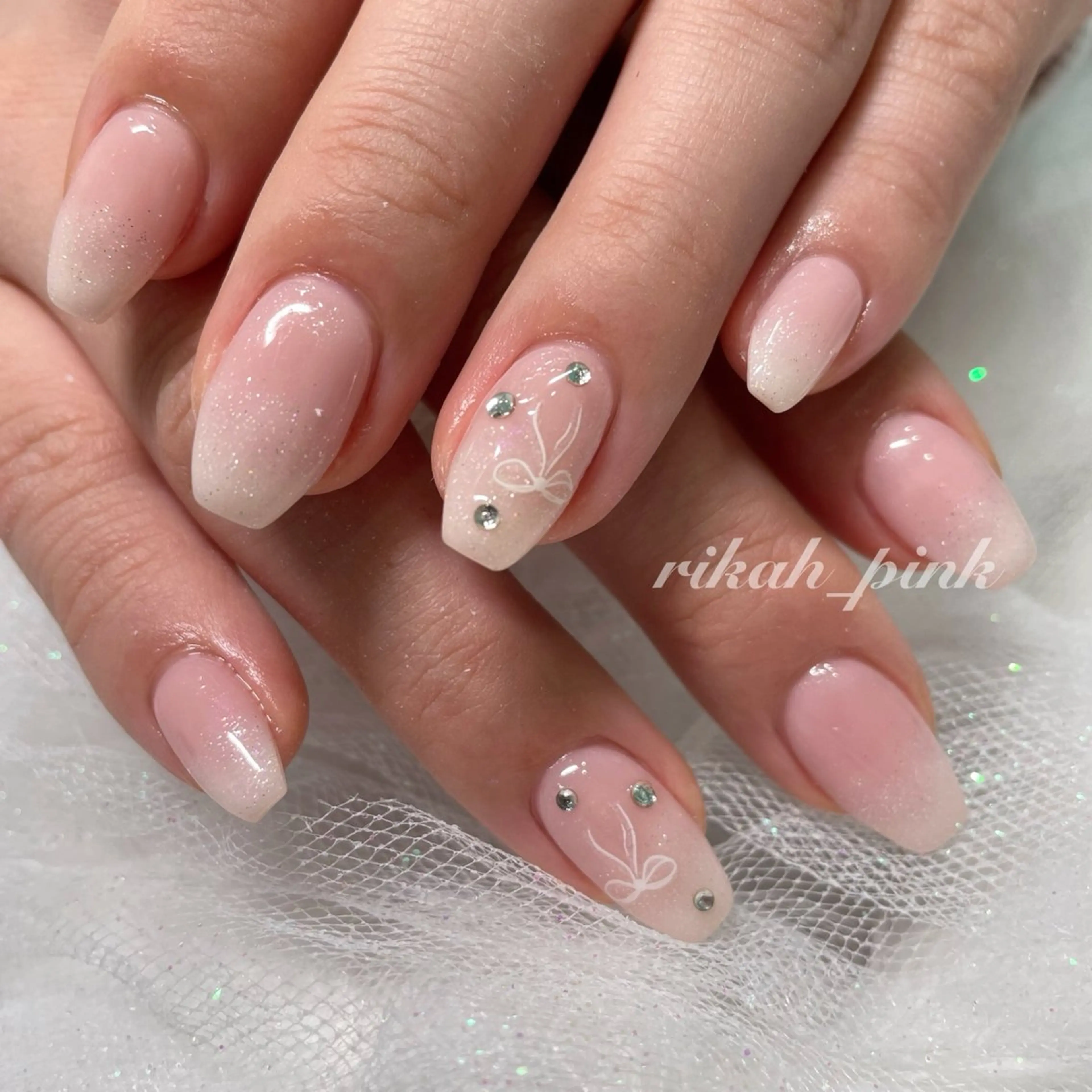 ネイル ラメ(グリッター) GO TODAY シェアサロン 新宿Gratia所属・rika.H🦋 個性派スカルプネイルのネイルデザイン