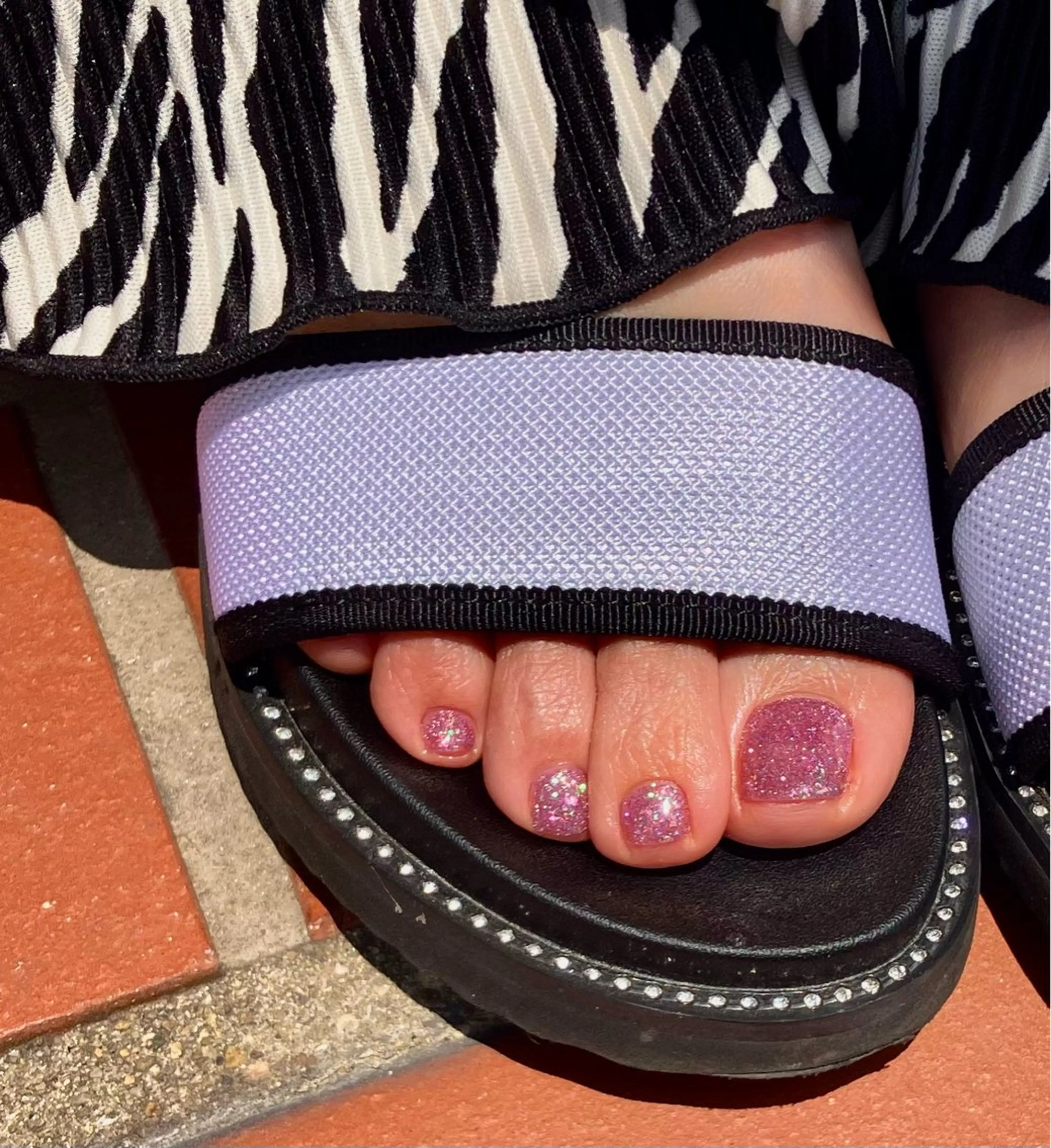 ネイル フラッシュネイル ワンカラーネイル ピンク nailsister まゆのネイルデザイン