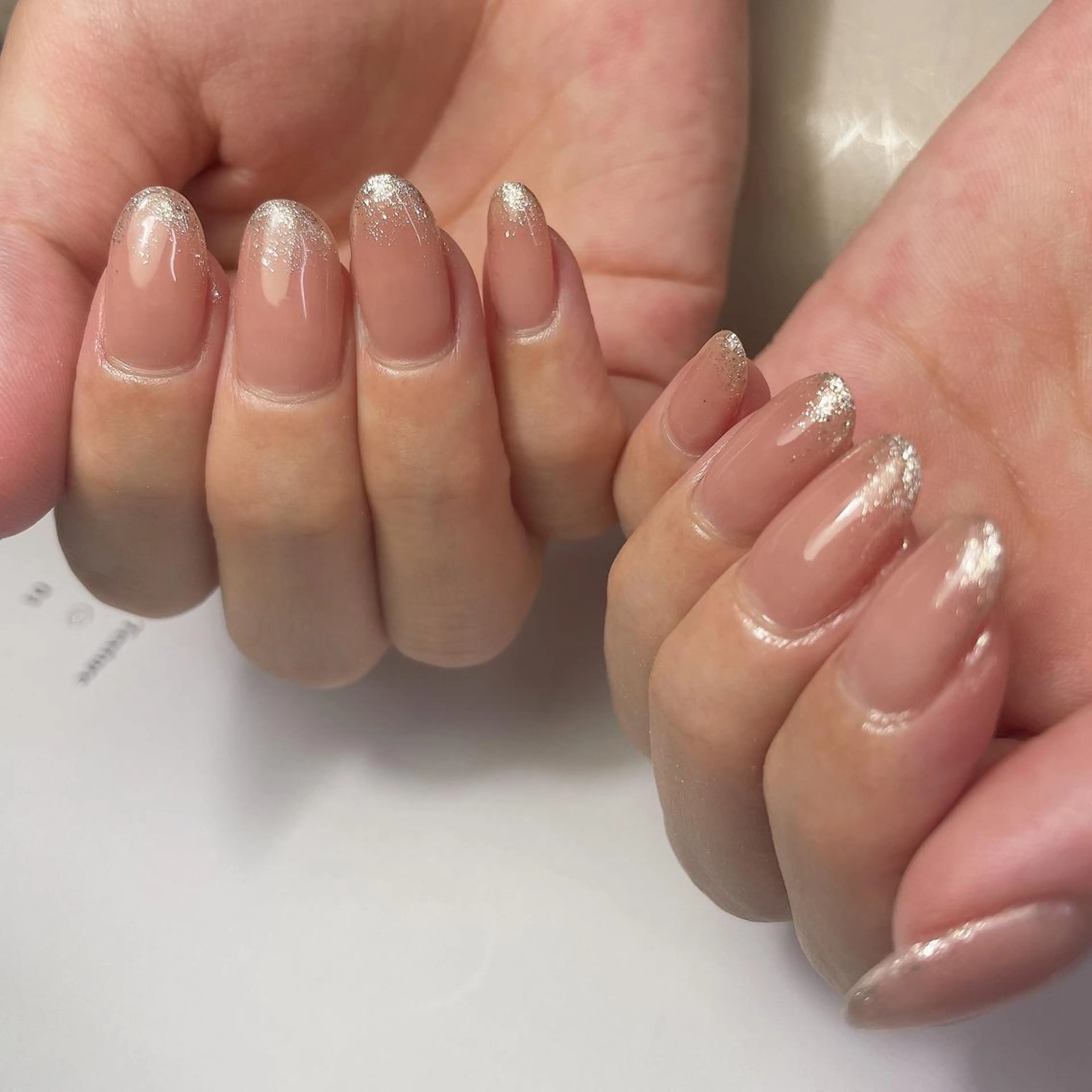 ネイル ラメ(グリッター) ラメグラデーション private EMILIA/横浜のネイルデザイン