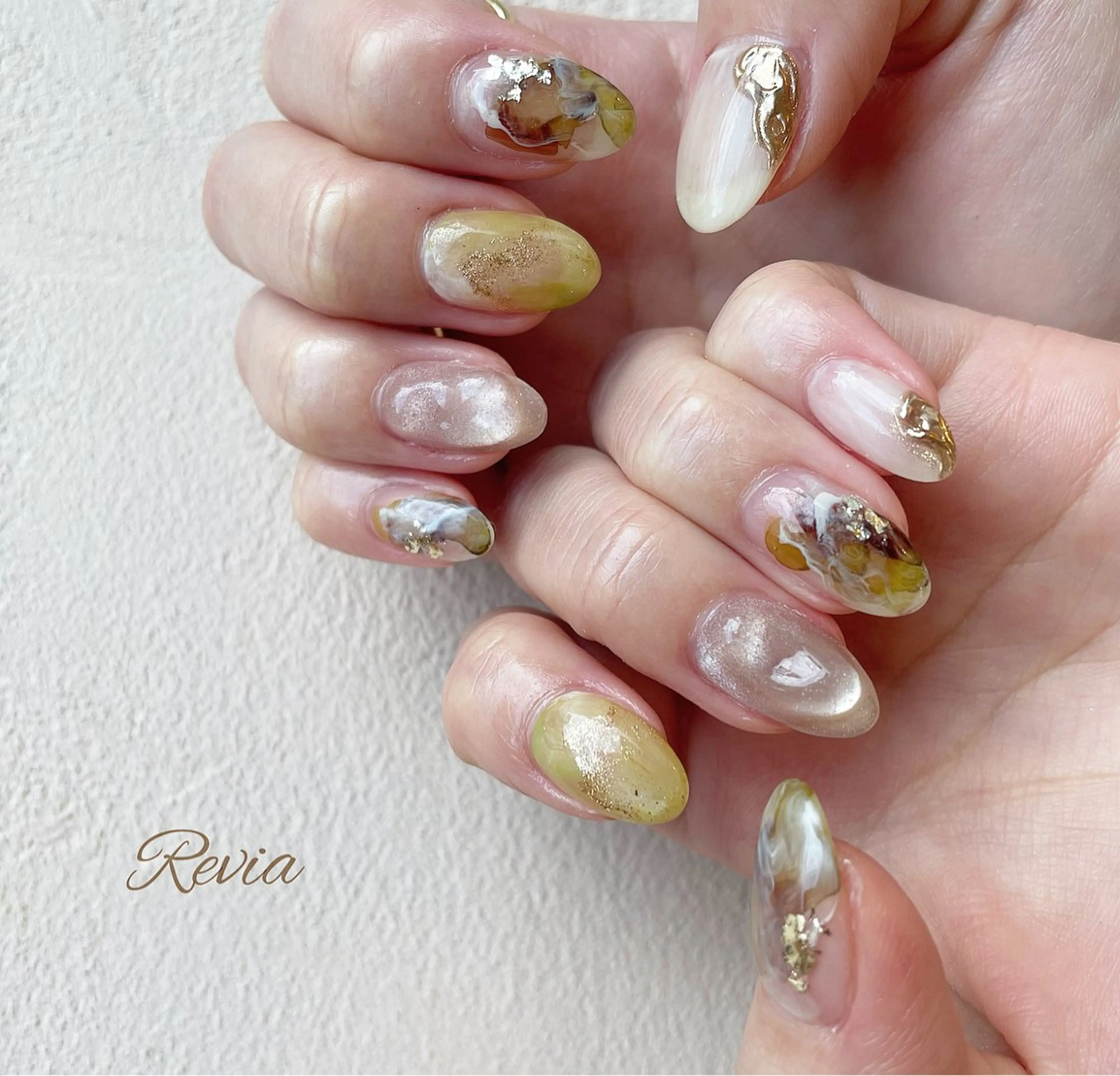 ネイル ハンドネイル revia所属・ERI Nailistのネイルデザイン