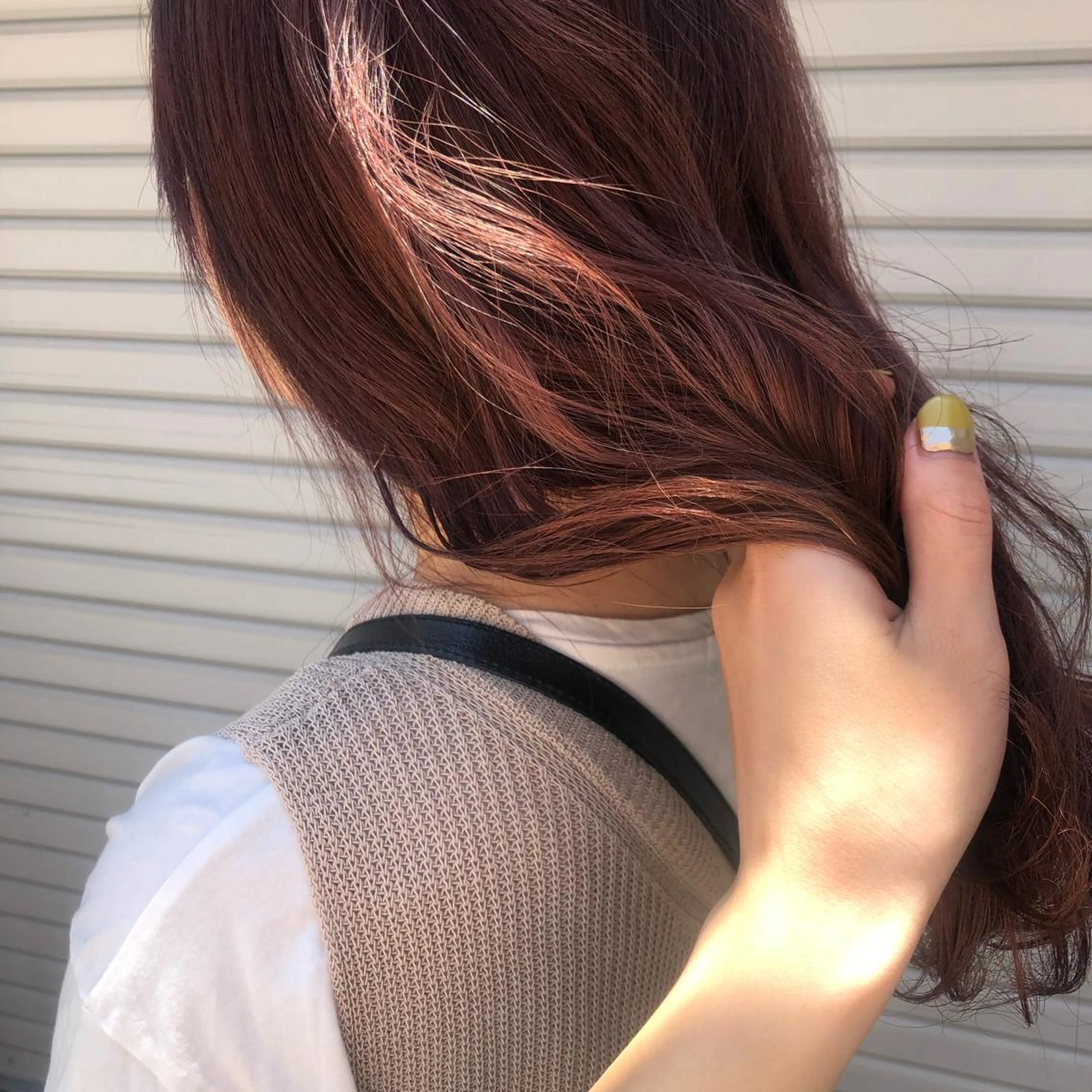 セミロング カラー ヘアアレンジ ラベンダーカラー ラベンダーピンク ピンクカラー カット ヘアカラー トリートメント 酸性縮毛矯正🧴韓国 レイヤー/髪質改善のヘアスタイル