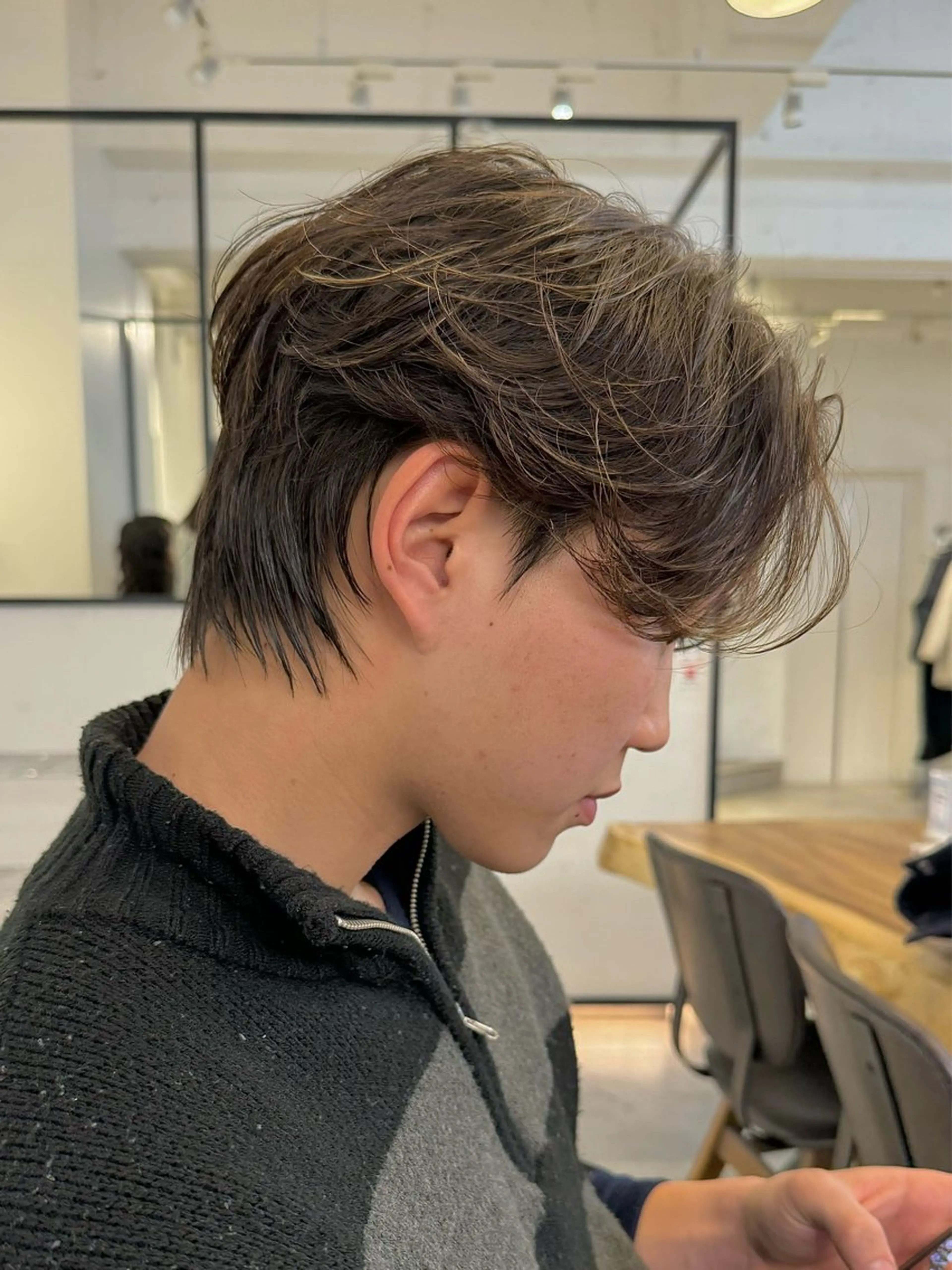 パーマ メンズ カット パーマ 🇰🇷カルマパーマ kaito🇰🇷のヘアスタイル