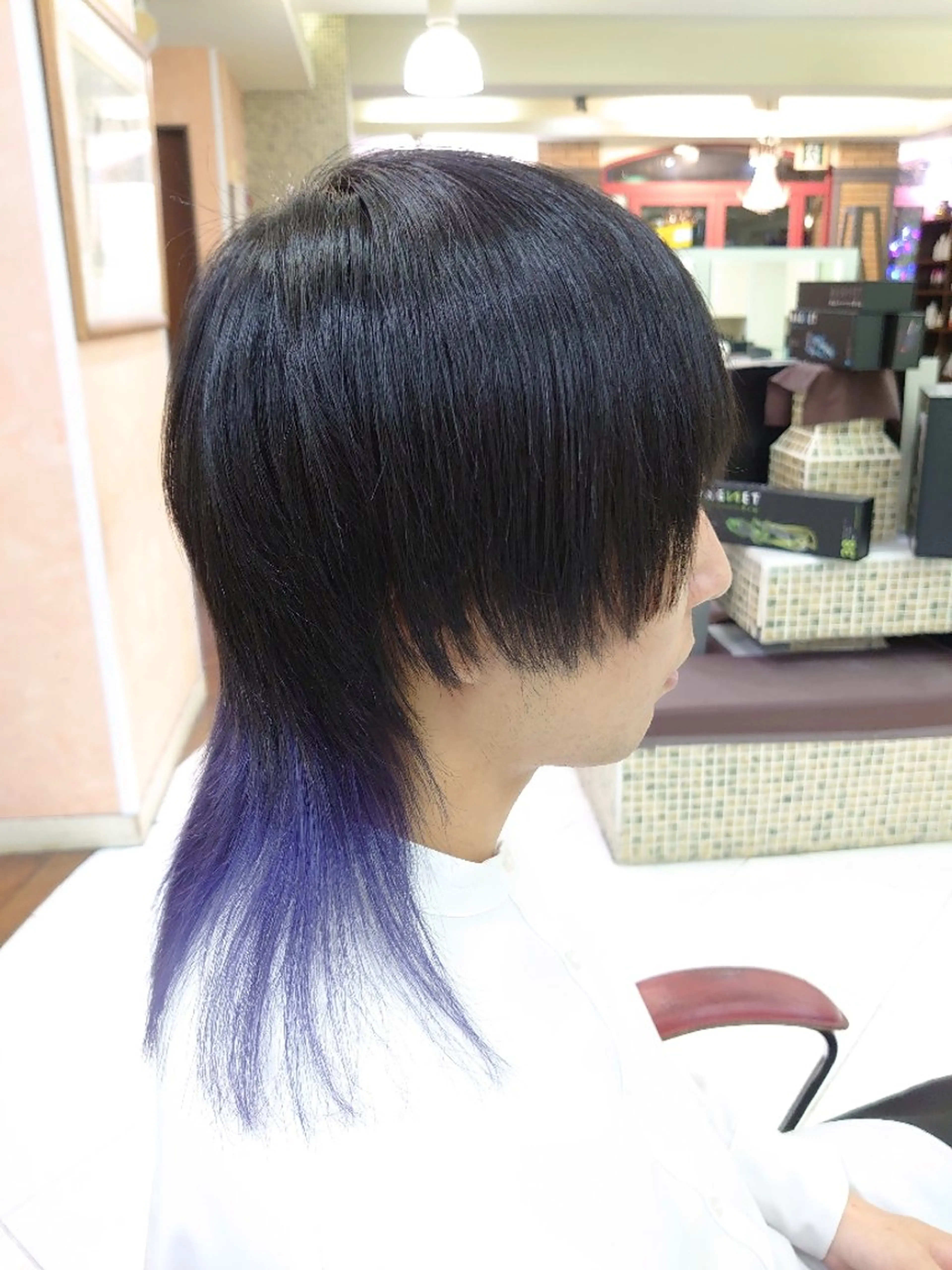 ミディアム ヘアアレンジ メンズ メンズウルフカット ウルフカット 🐺一ノ瀬 凌 / デザインウルフ🐺のヘアスタイル