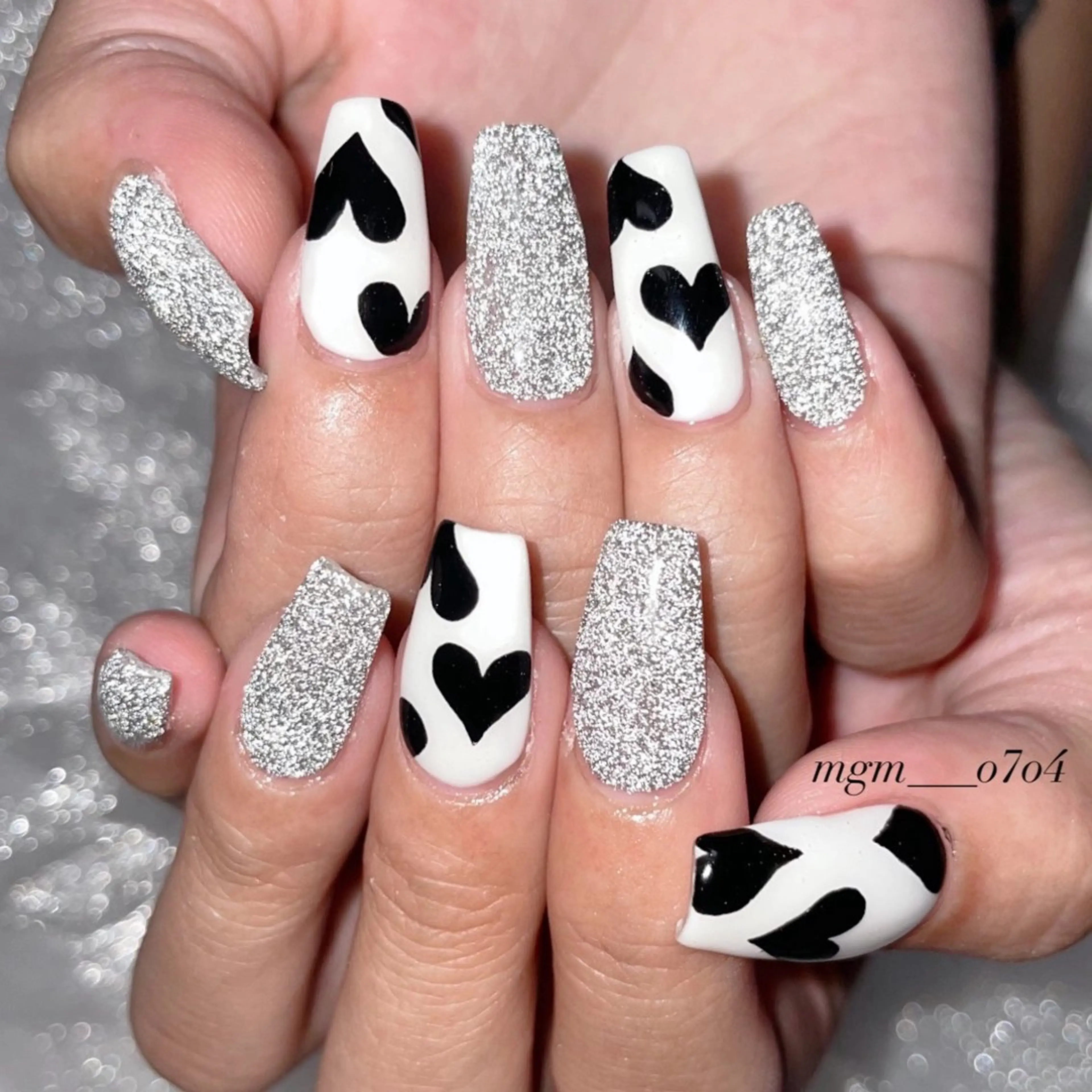 ネイル フラッシュネイル MoON...❤︎ MeGuのネイルデザイン