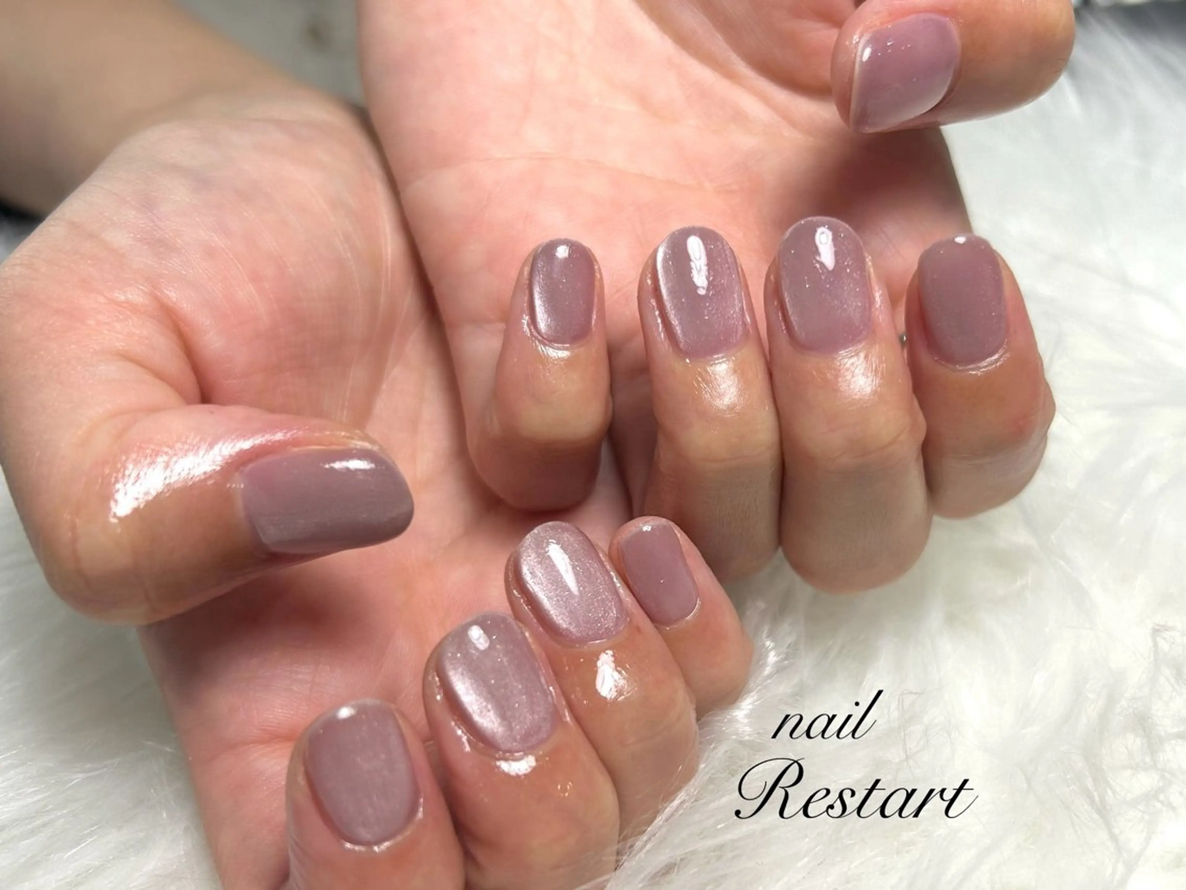 ショート ハンドネイル nail Restart所属・Restart YURIのネイルデザイン