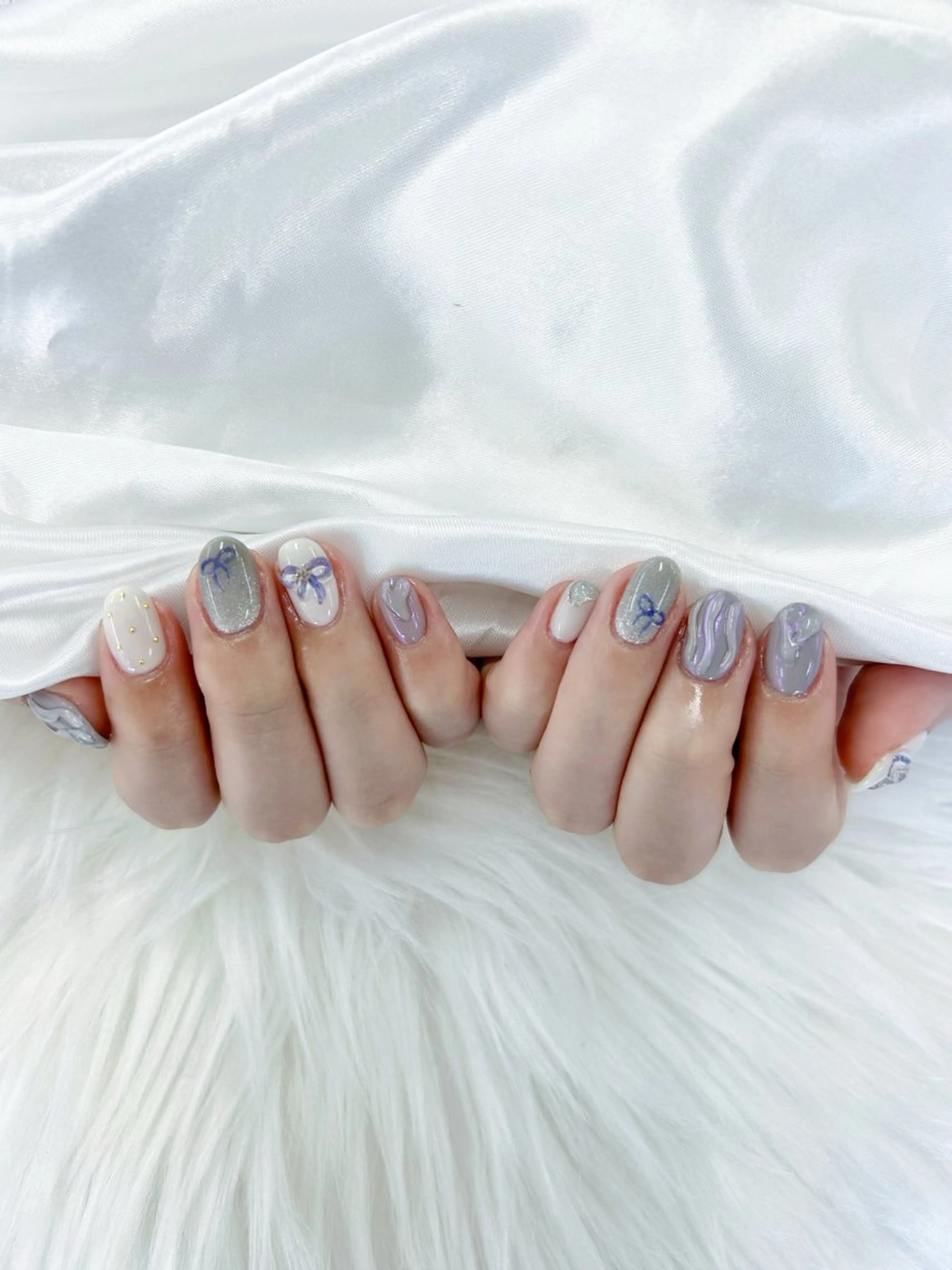 ネイル ハンドネイル ハンドケア Basic本厚木店 Mahiroᙏ̤̫͚のネイルデザイン