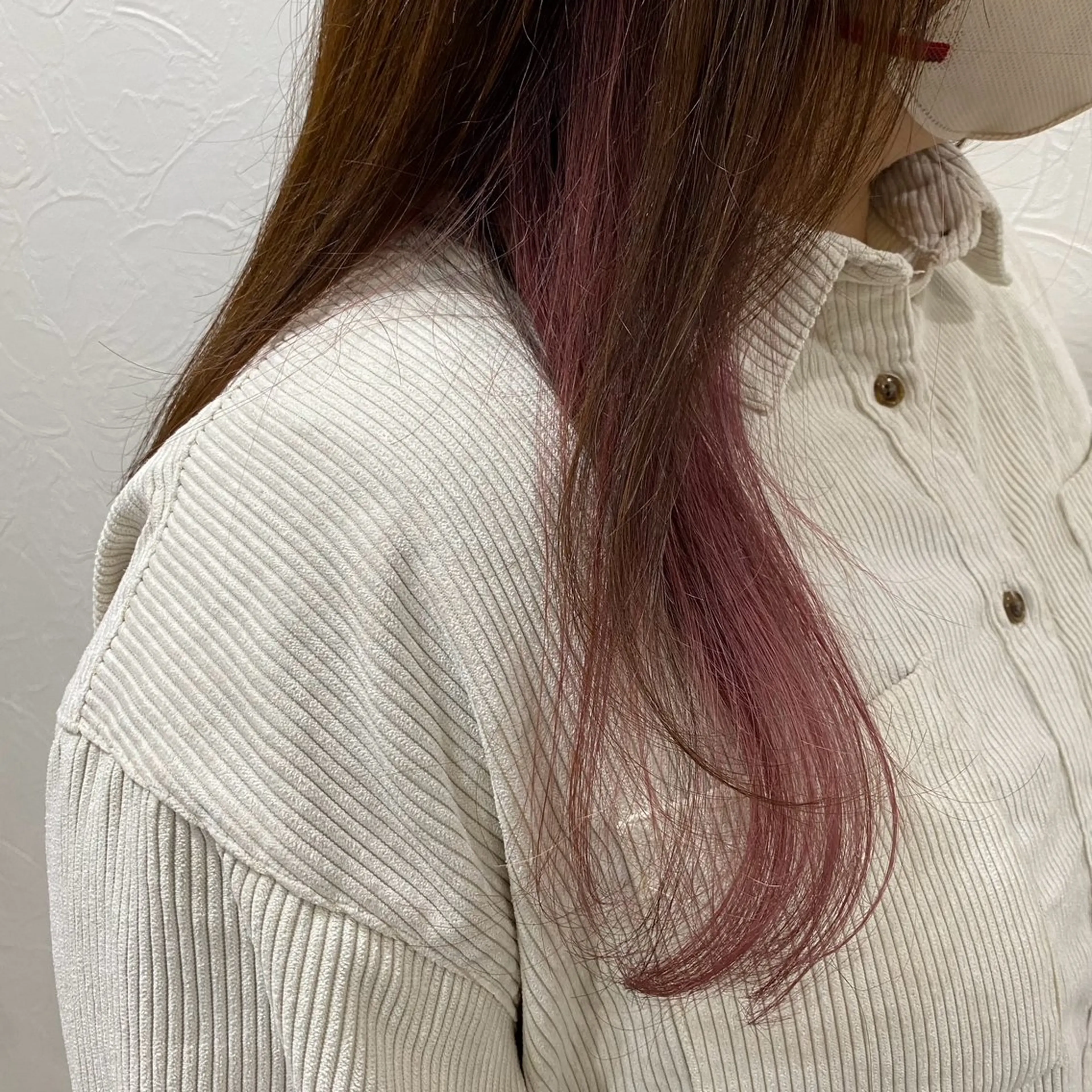 セミロング カラー Az所属・Az ながいりかのヘアスタイル