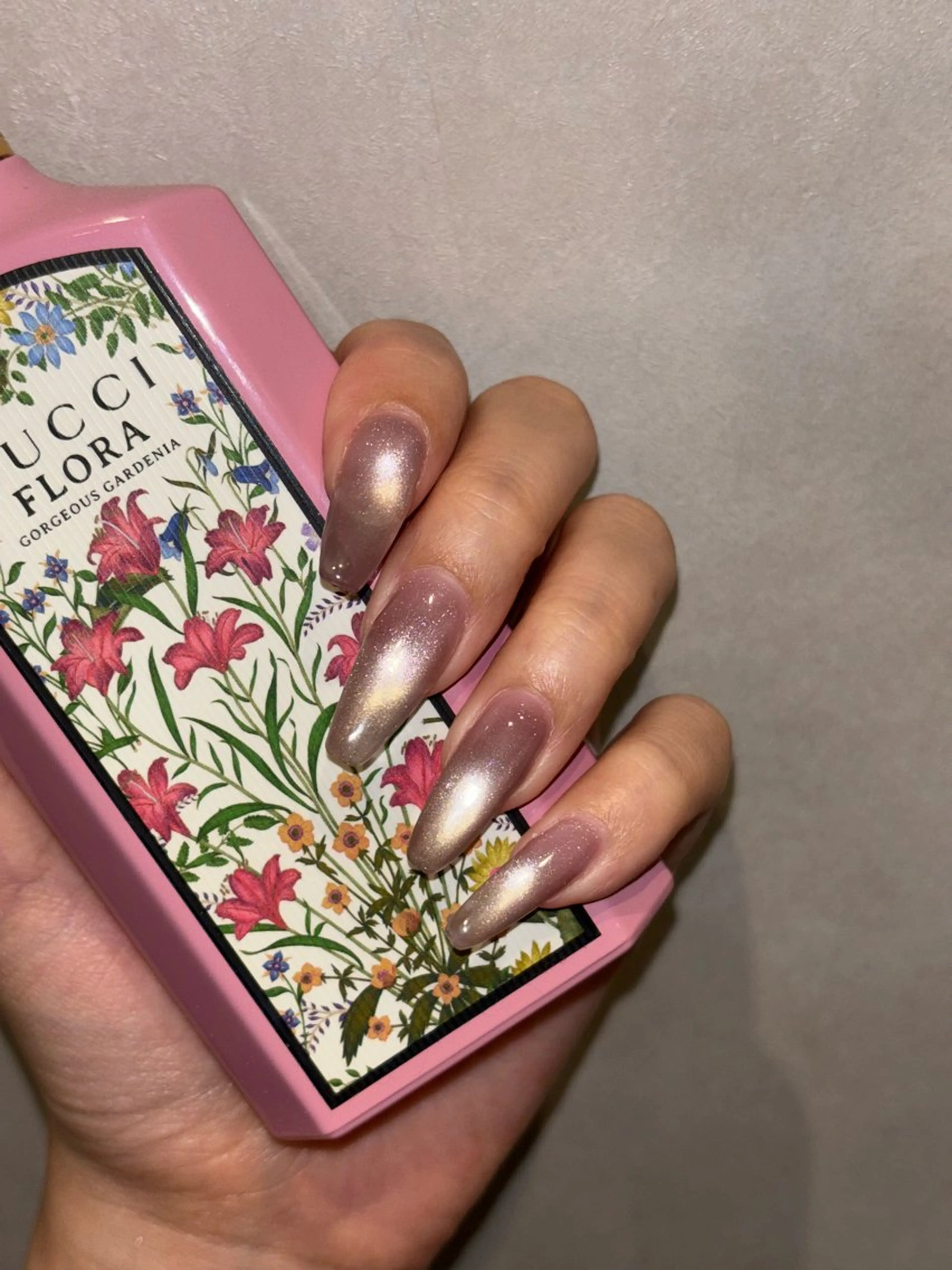 ネイル キラキラネイル 韓国ネイル ワンホンネイル peach nail ayakaのネイルデザイン