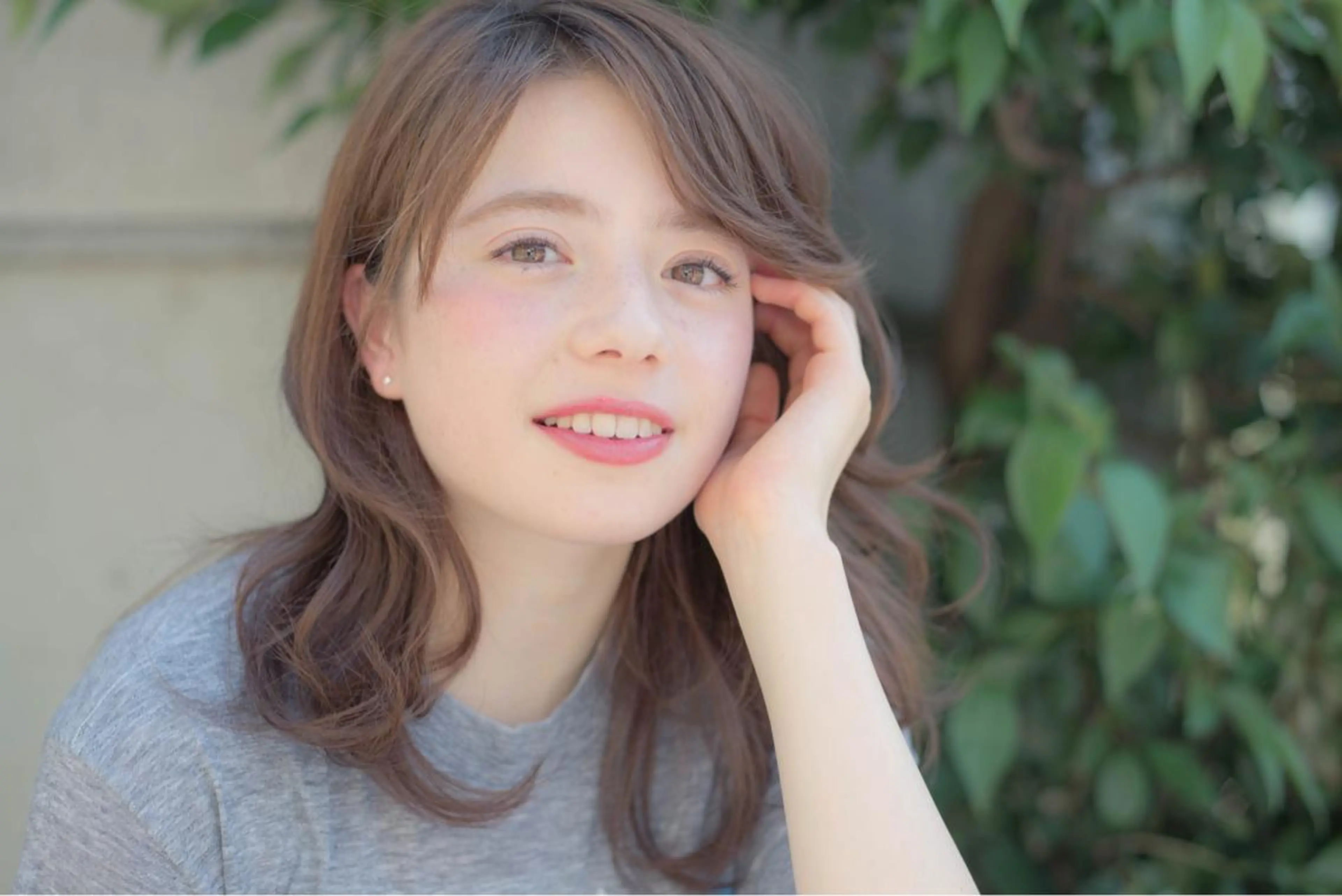 ミディアム カラー パーマ GO TODAY シェアサロン 原宿本店所属・ボブ/レイヤー/ パーマ/淀川  純のヘアスタイル