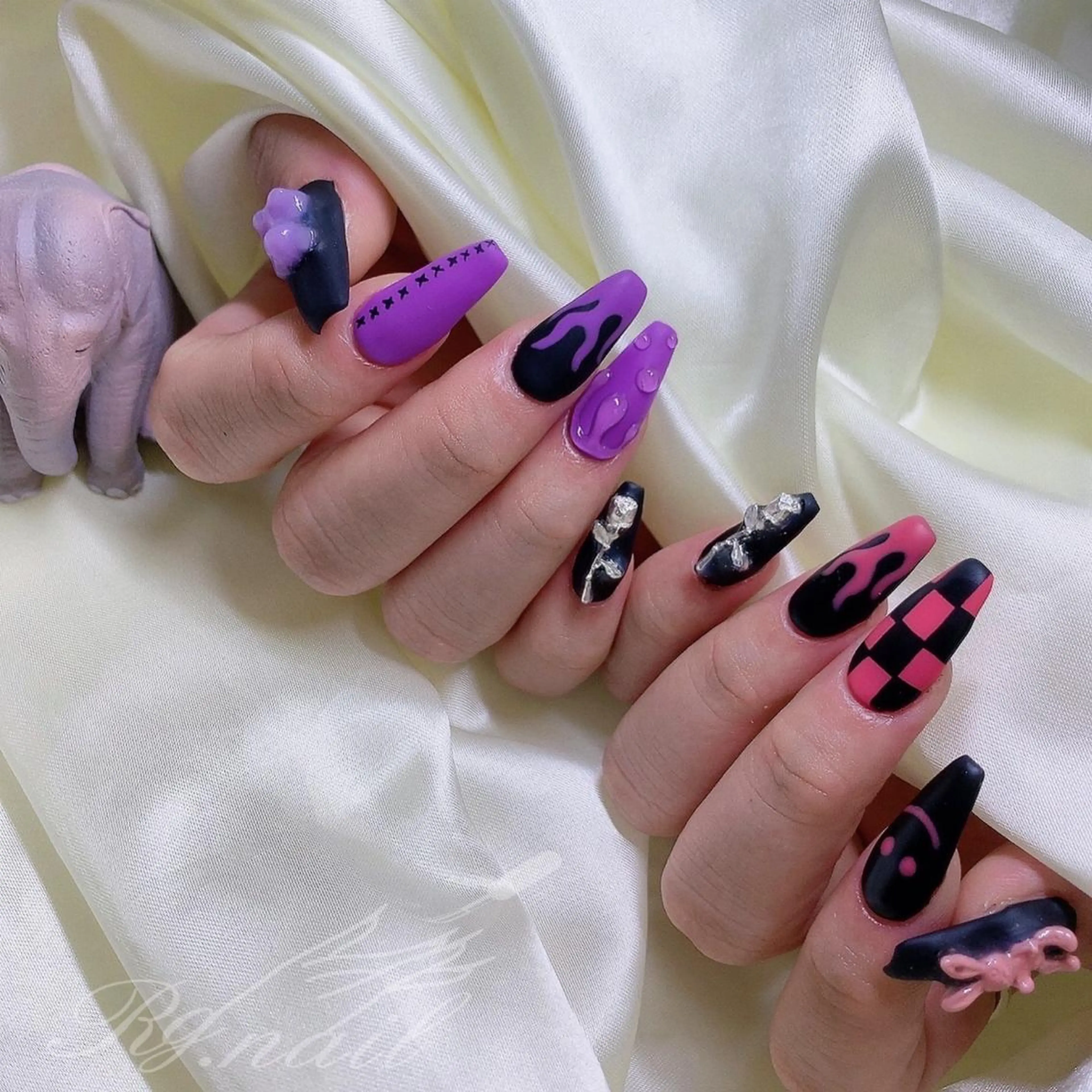 ロング ネイル Cho Artネイル所属・Cho Art ネイルのネイルデザイン