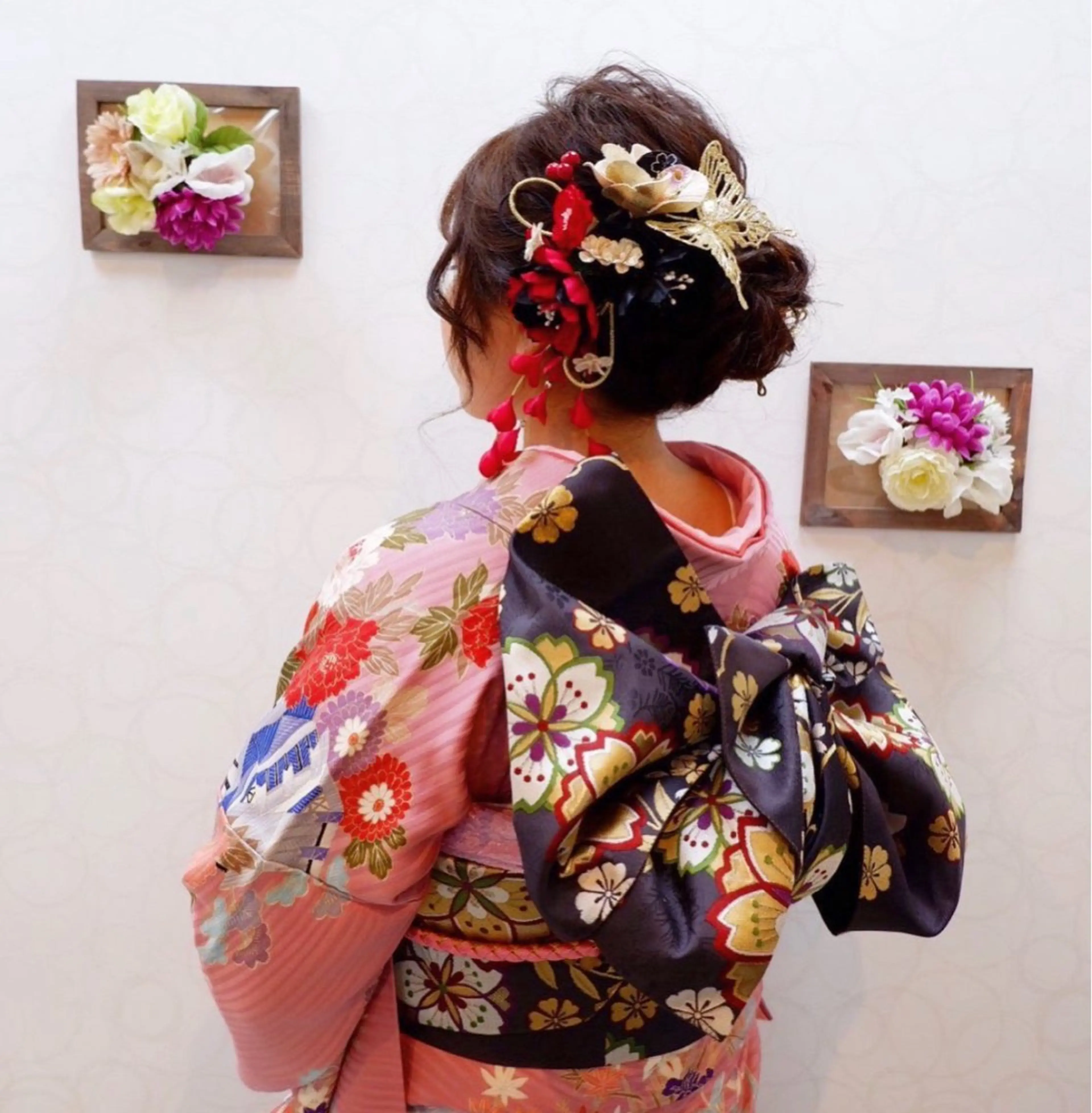👘ヘアセット＋振袖着付け👘の写真