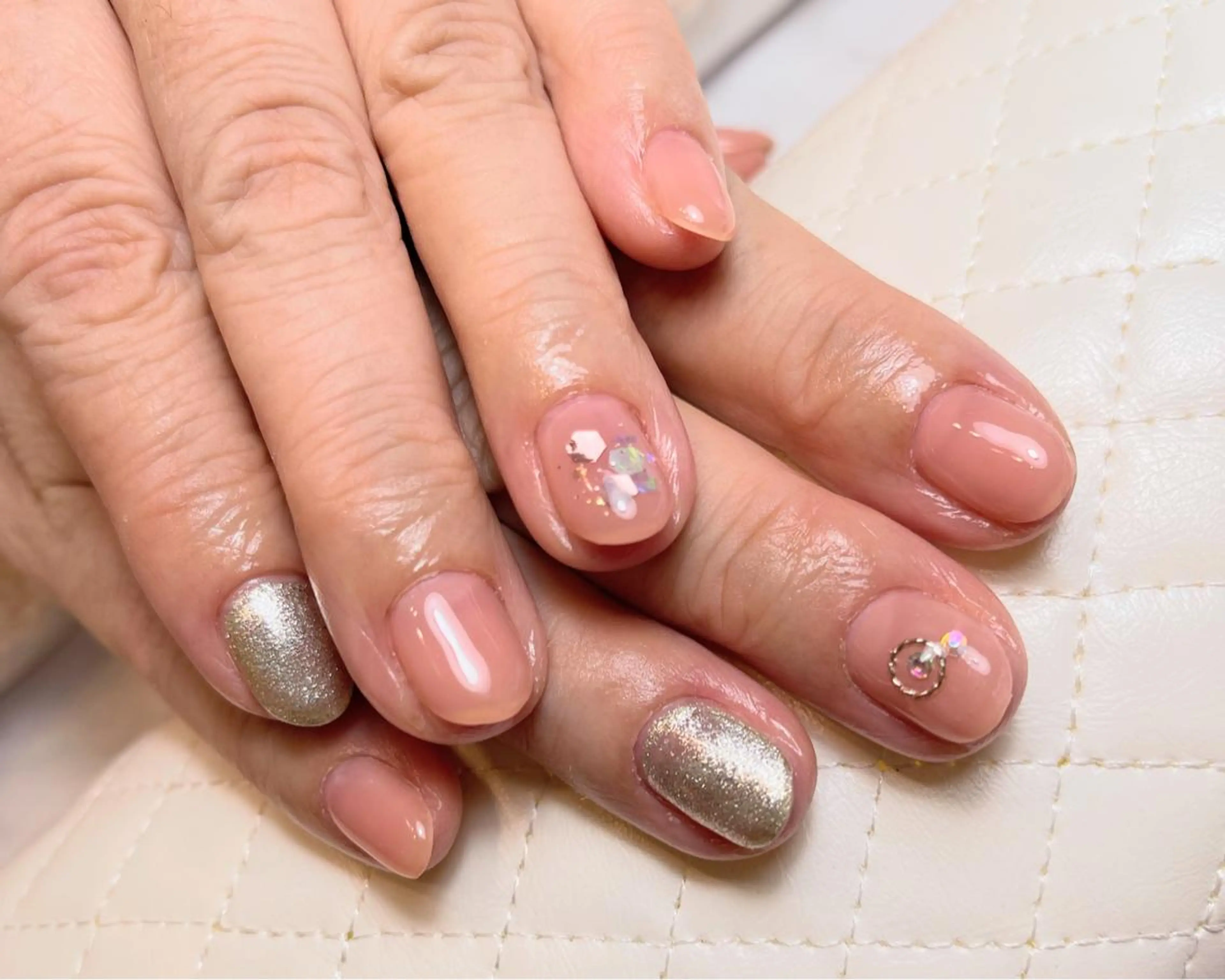 ミディアム Salon de gypsophileのネイルデザイン