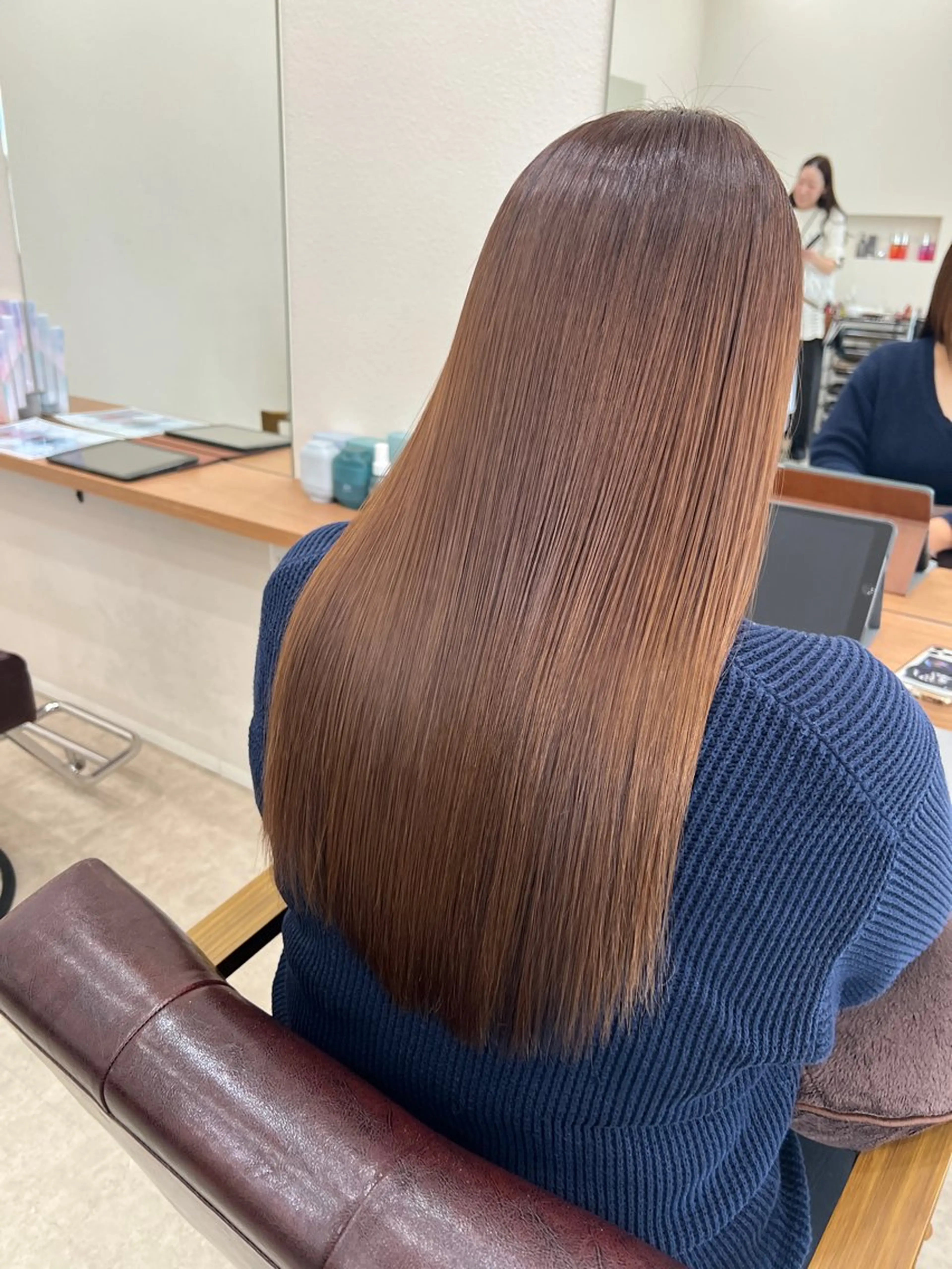 ロング 松本 華林のヘアスタイル