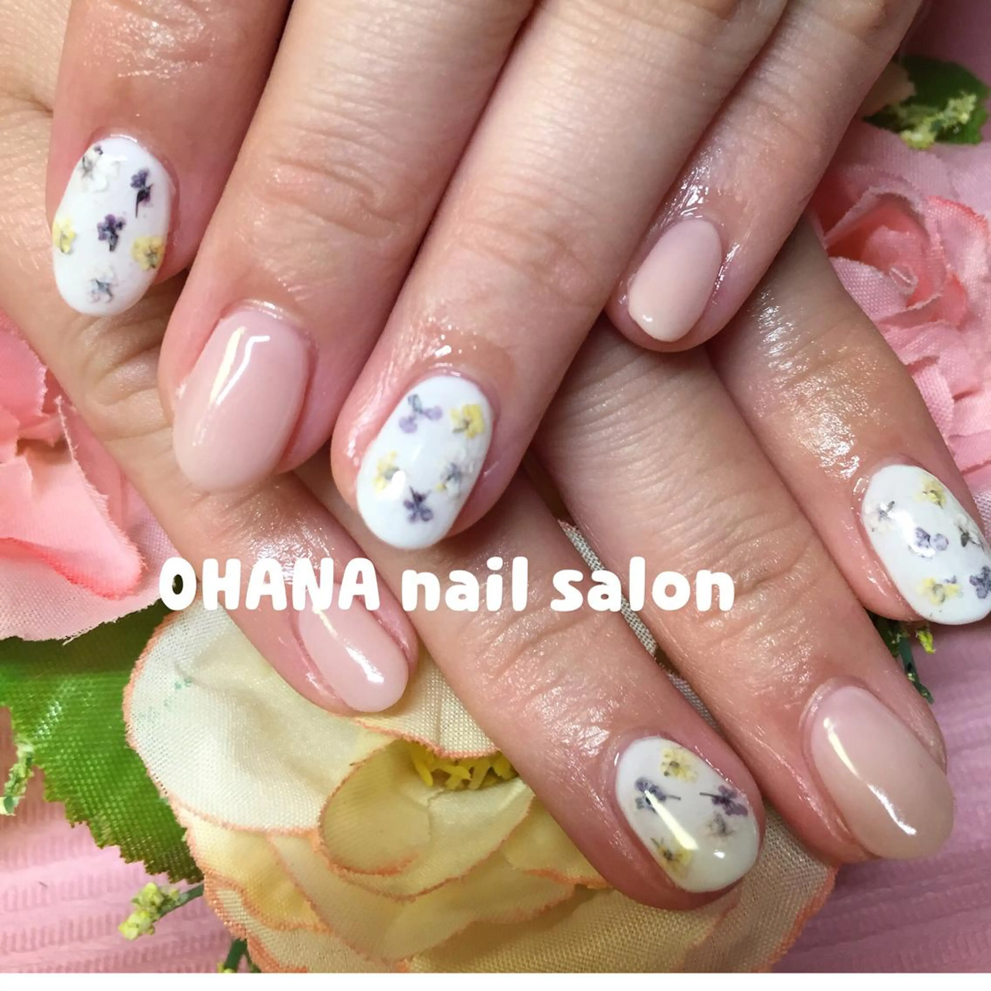 ネイル ジェルネイル オフィスネイル シンプルネイル 春ネイル 那覇🏝️台湾人 ネイリストSHIUのネイルデザイン
