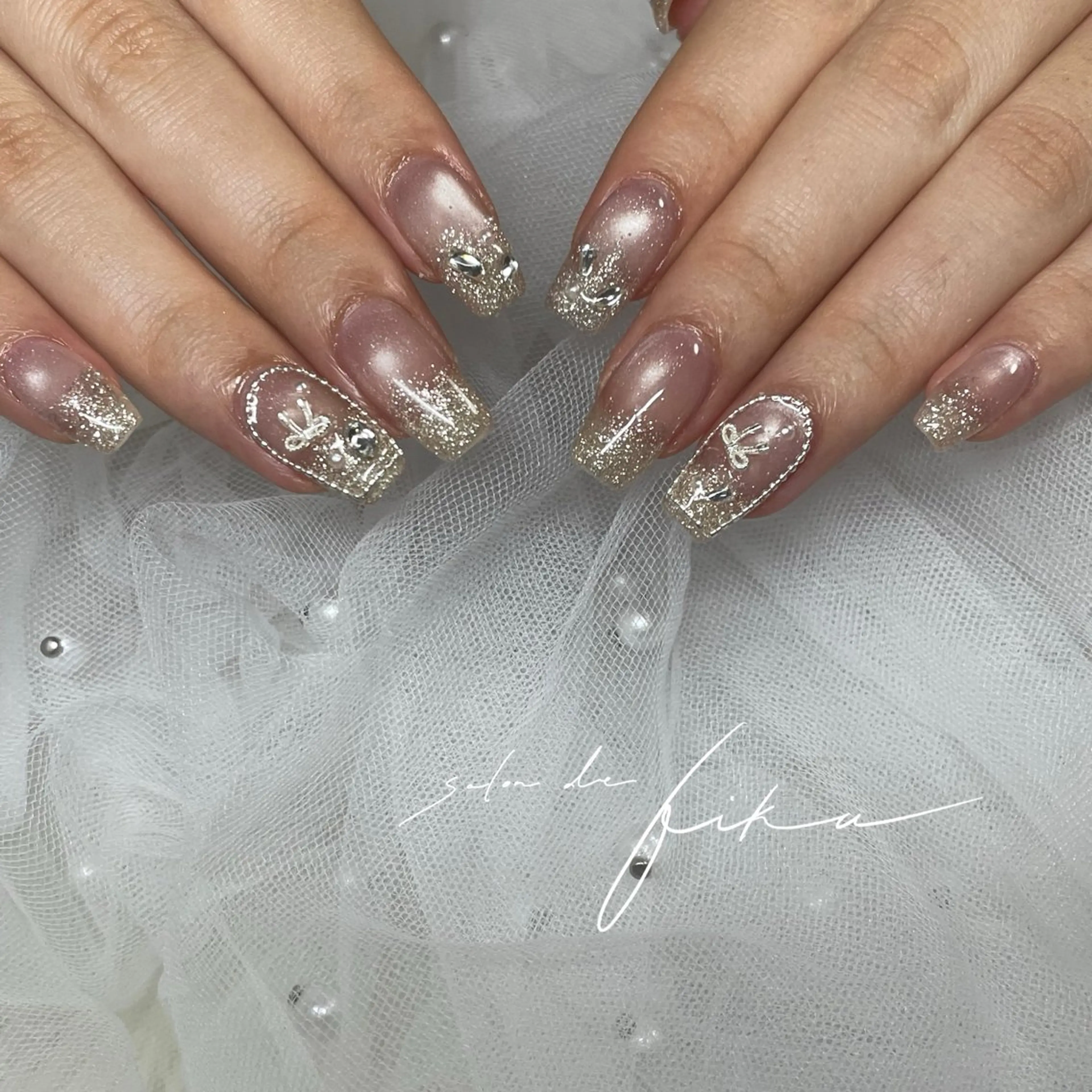 ネイル ピンク ハンドネイル Saki 【パラジェル取扱店】のネイルデザイン