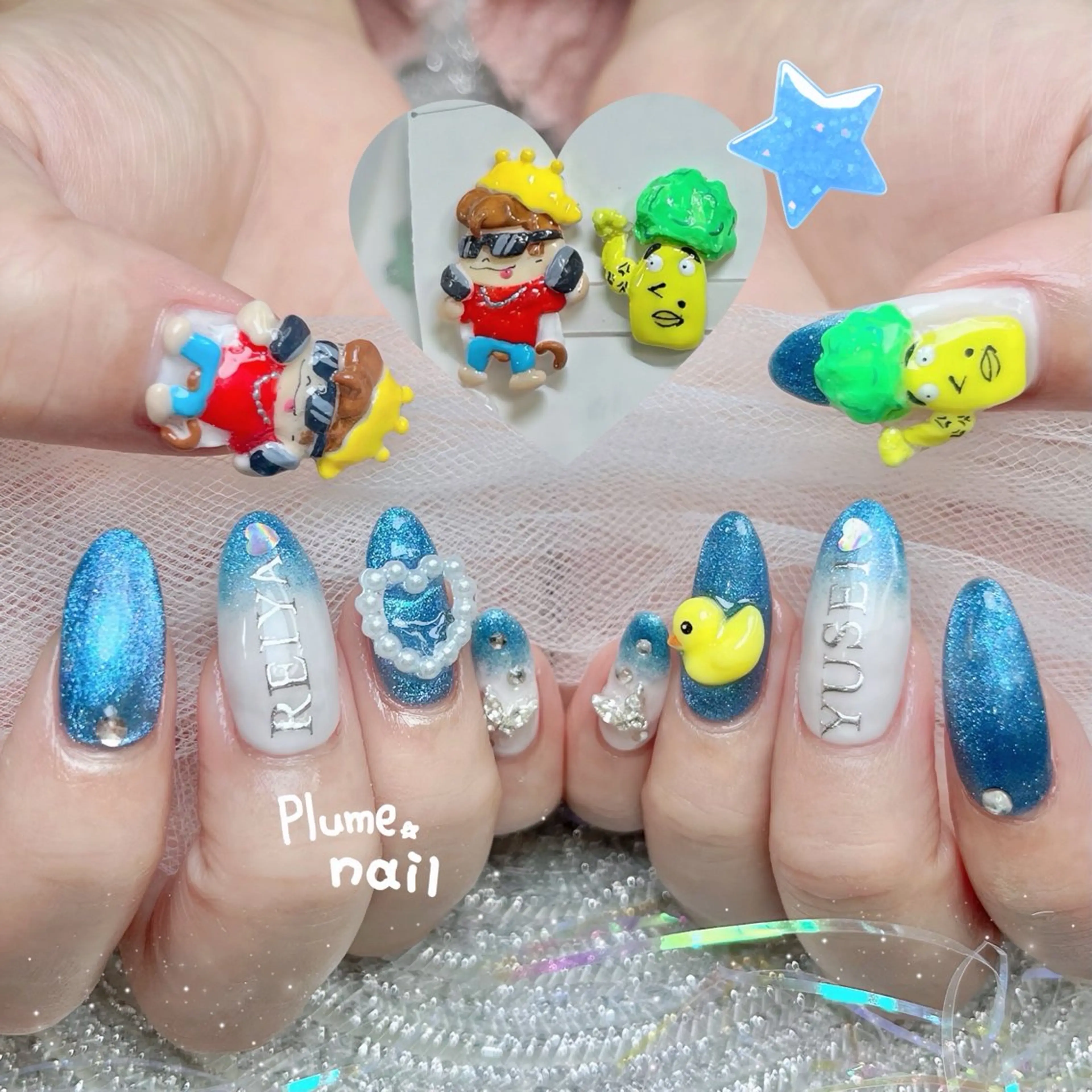 ネイル ハンドネイル plume nail ☆韓国ネイルのネイルデザイン