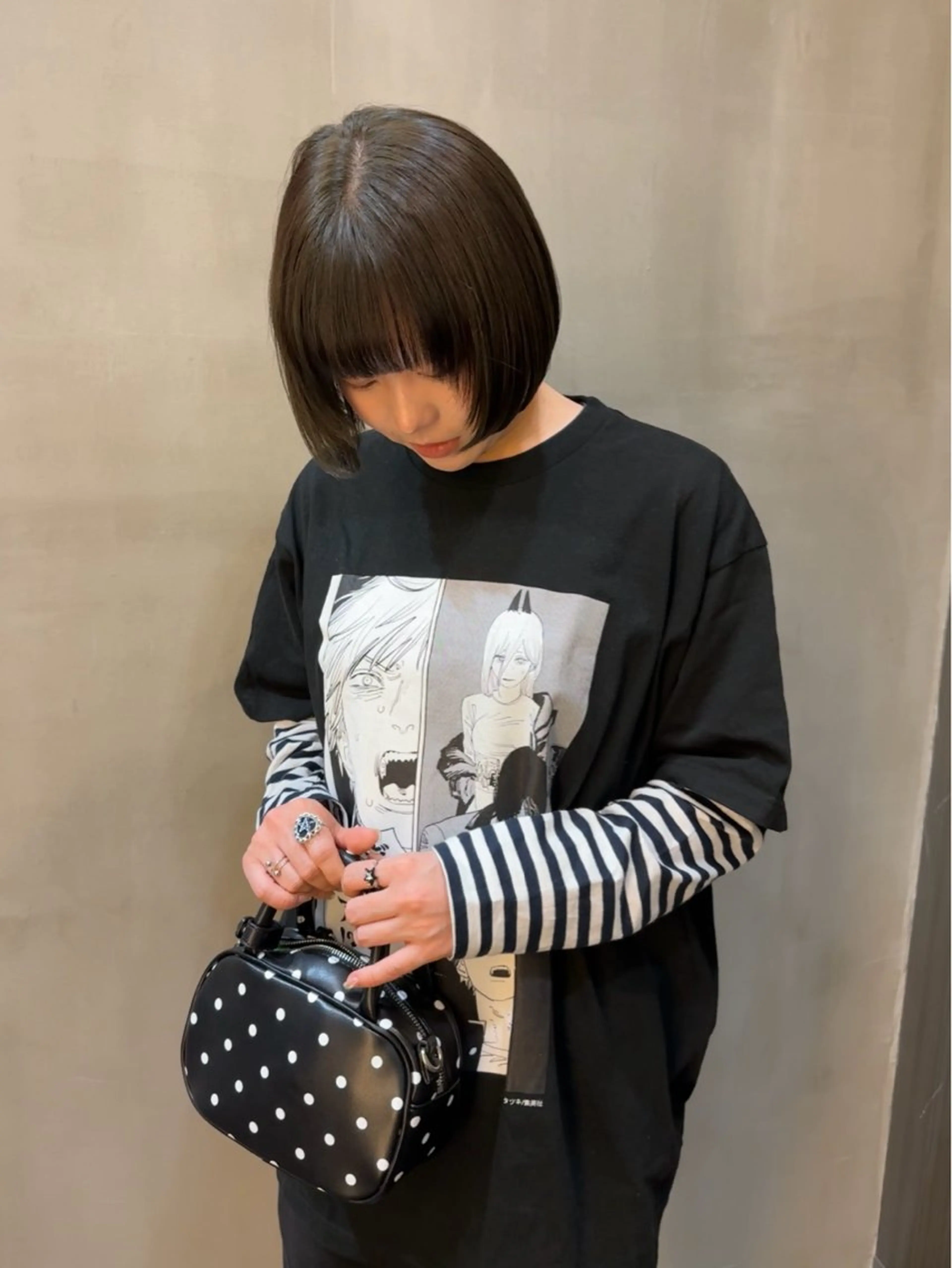 ショート 顔周りカット ハシヅメ キョウカのヘアスタイル