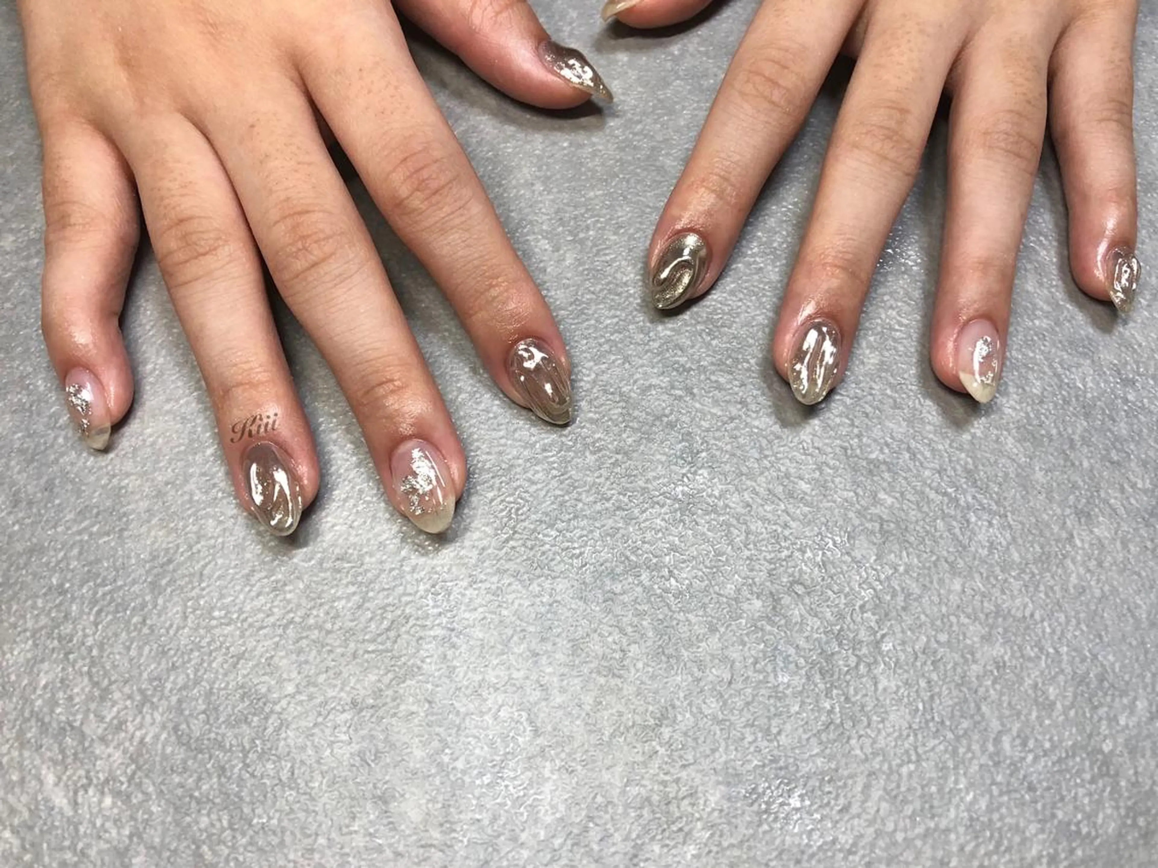 ネイル ハンドネイル フットネイル kiii.__ ✴︎*のネイルデザイン