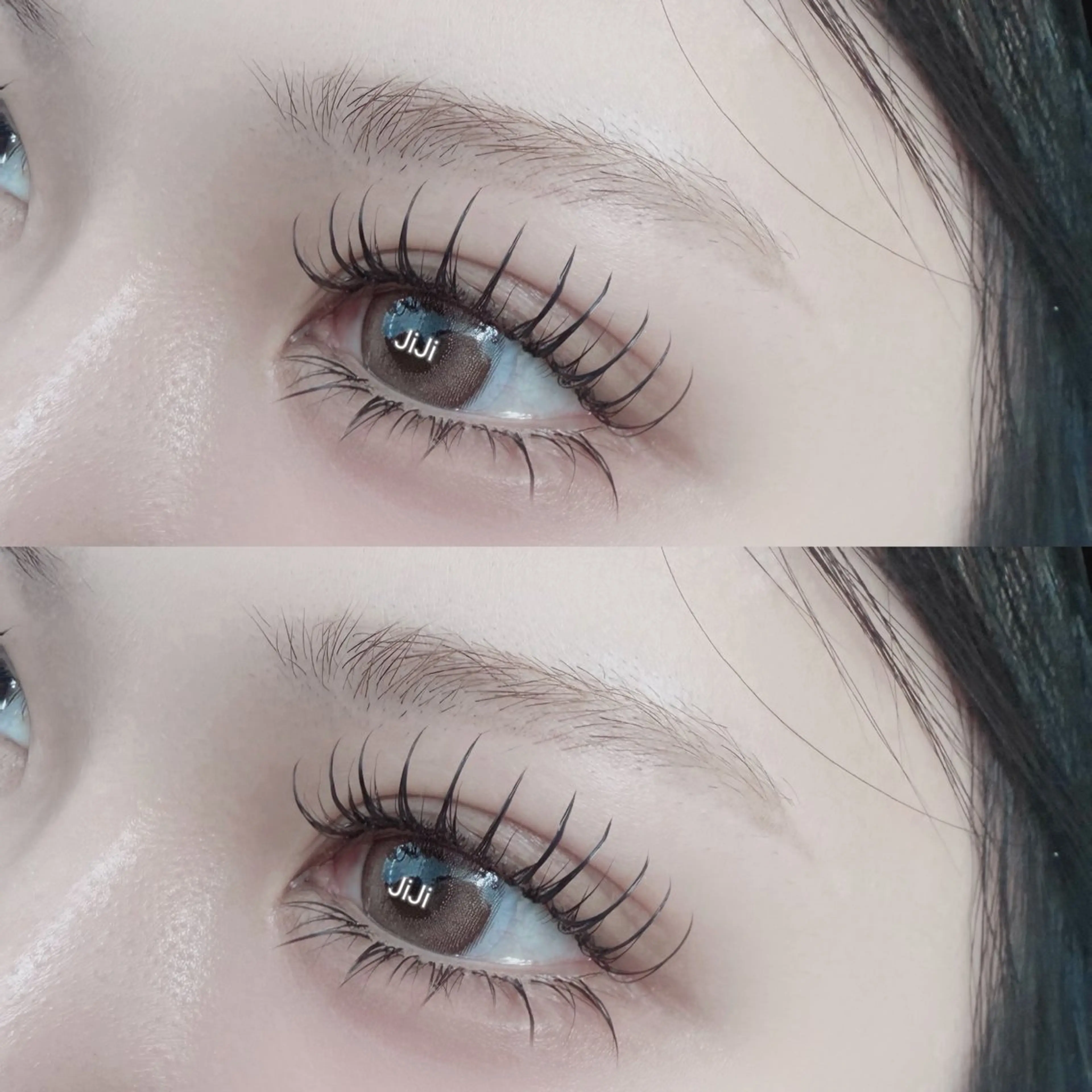 マツエク・マツパ 束感まつ毛 パリジェンヌラッシュリフト セクシー 下まつげエクステ 💎💎JiJi 💎💎のマツエク・マツパデザイン