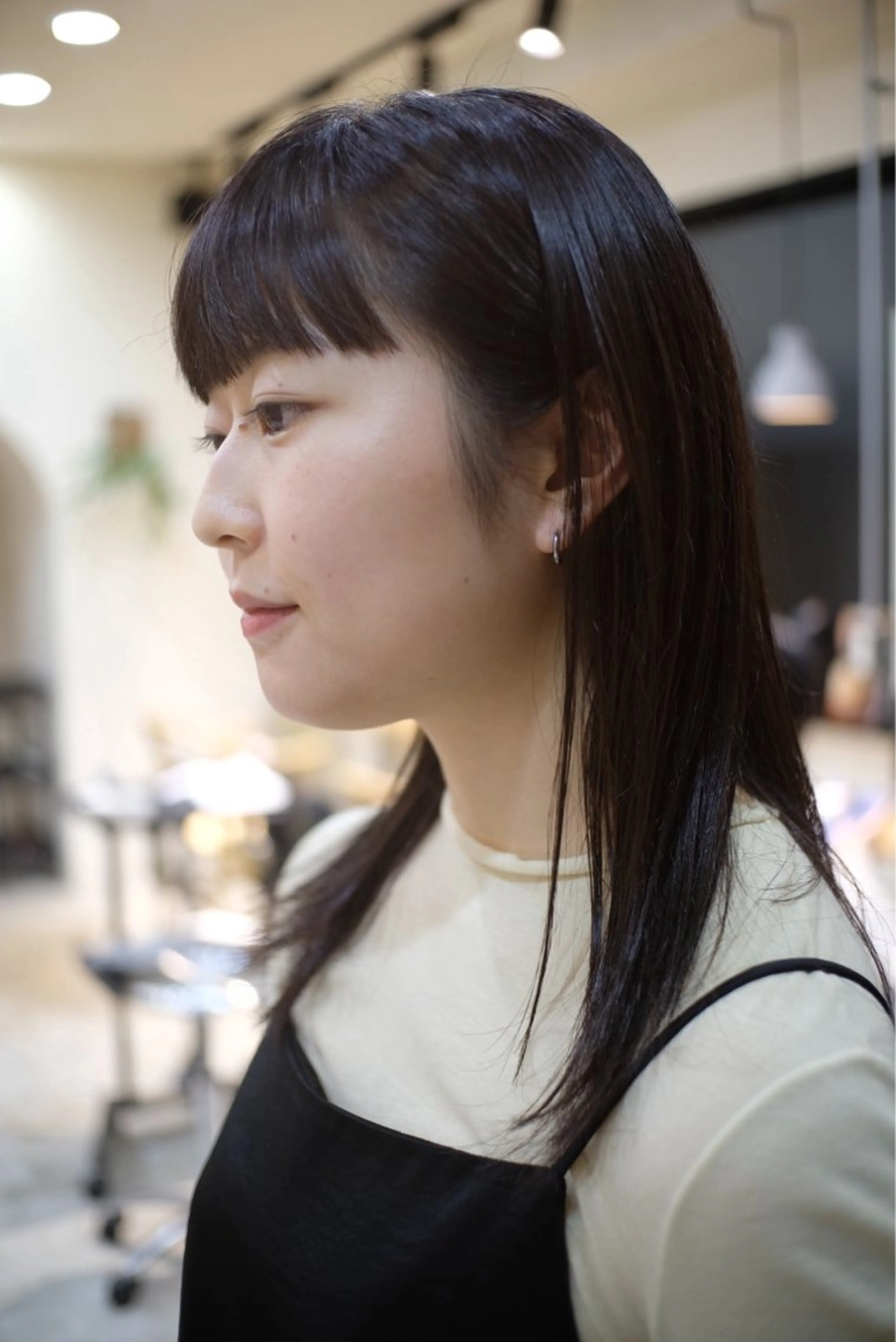 ミディアム カット ヘアカラー トリートメント imai /カット/パーマのヘアスタイル