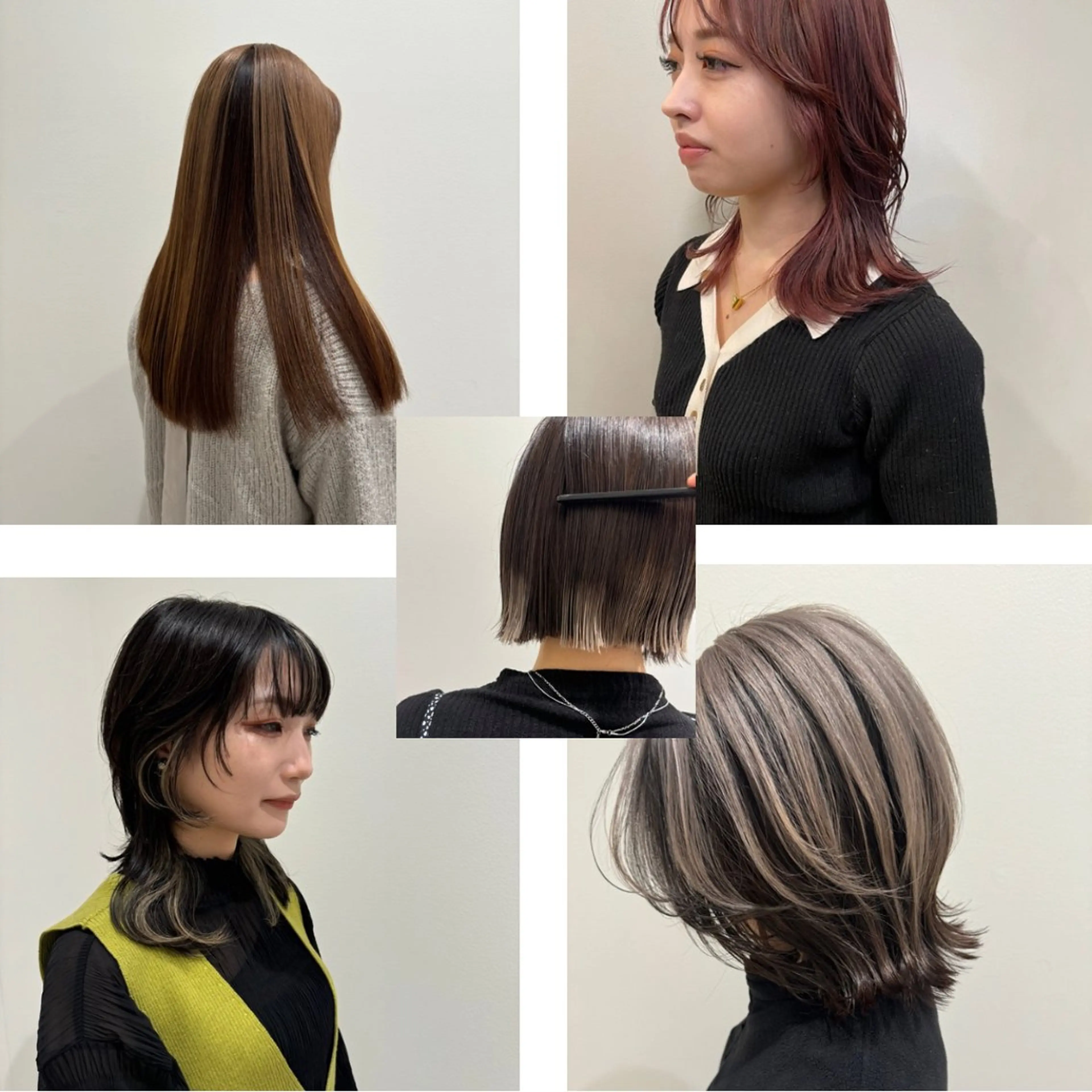 【2プロセスで出来るデザインカラー】デザインカラー＋トリートメントの写真