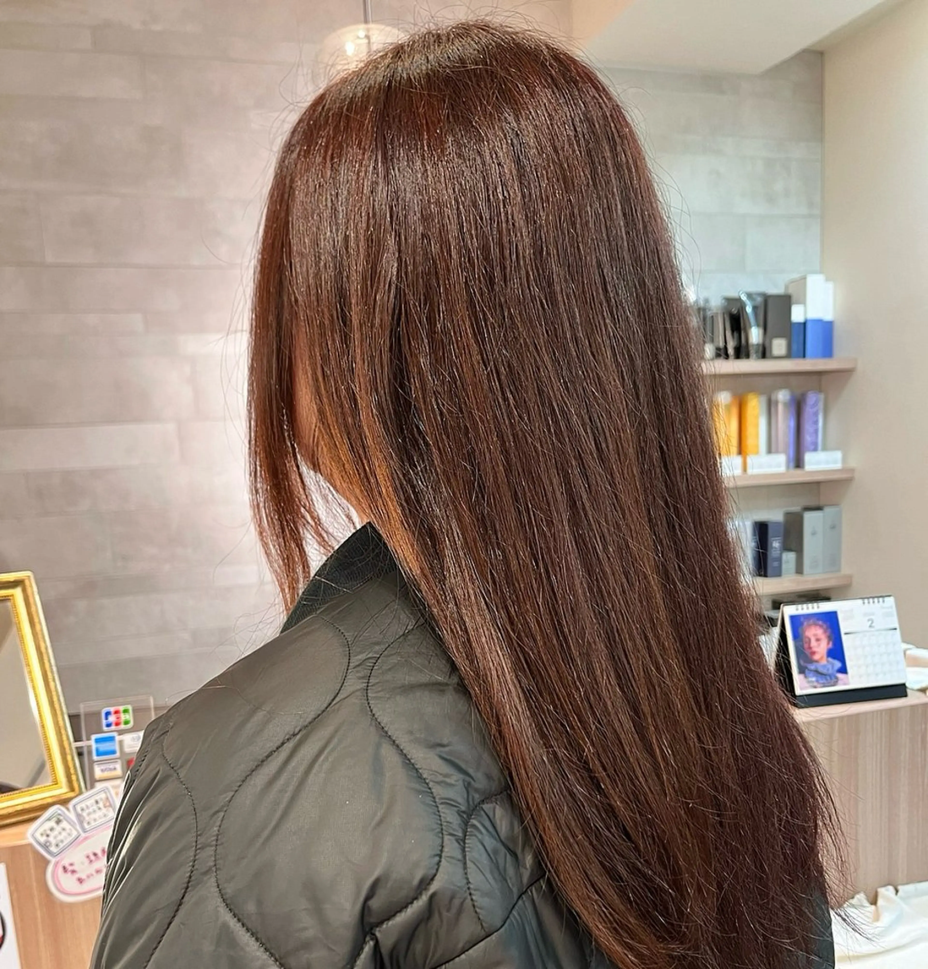 ロング カラー ヘアカラー 川崎 唯華のヘアスタイル