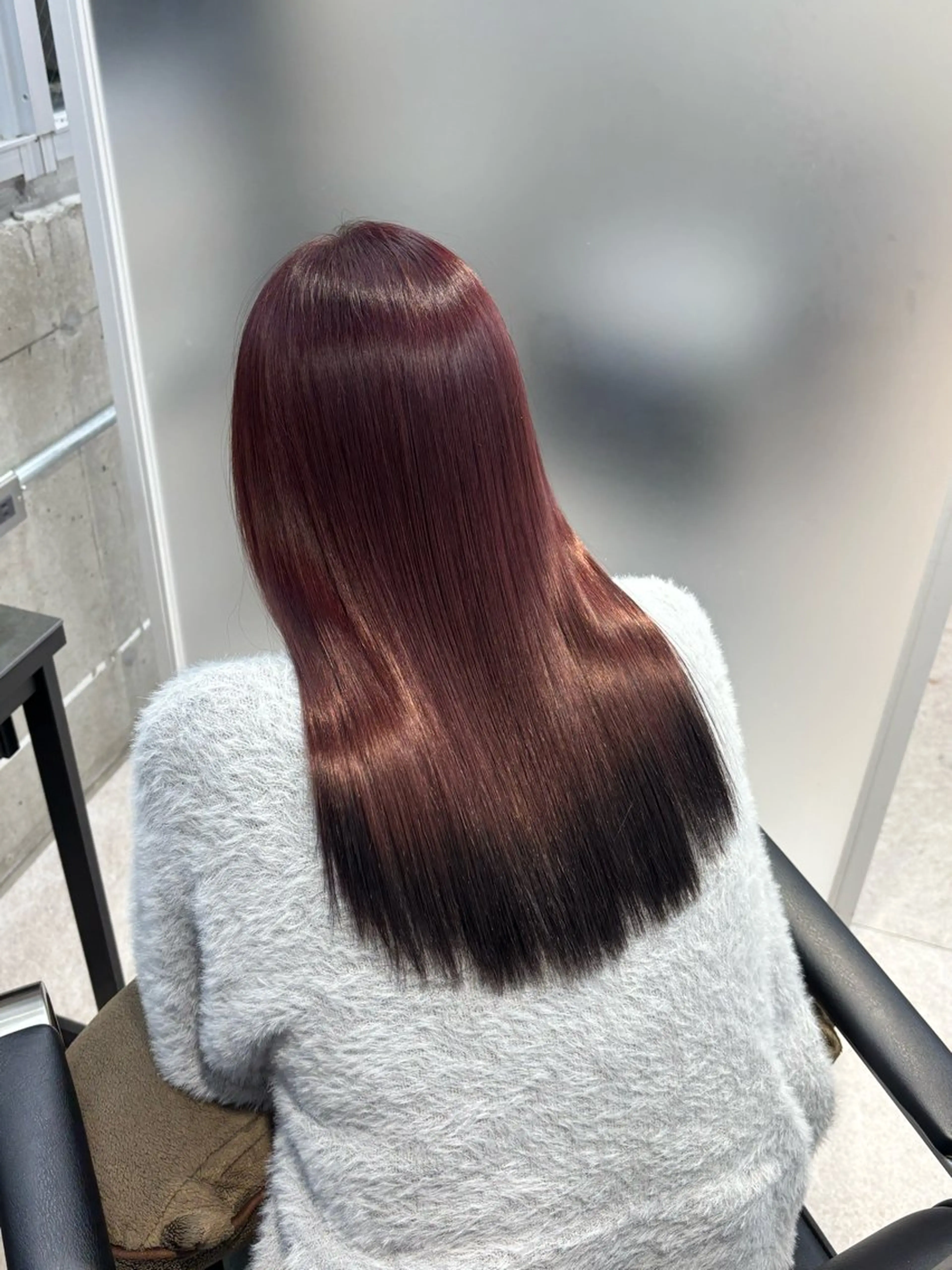 ロング カラー カット ヘアカラー トリートメント ヒマワリ/ 艶カラー/髪質改善のヘアスタイル