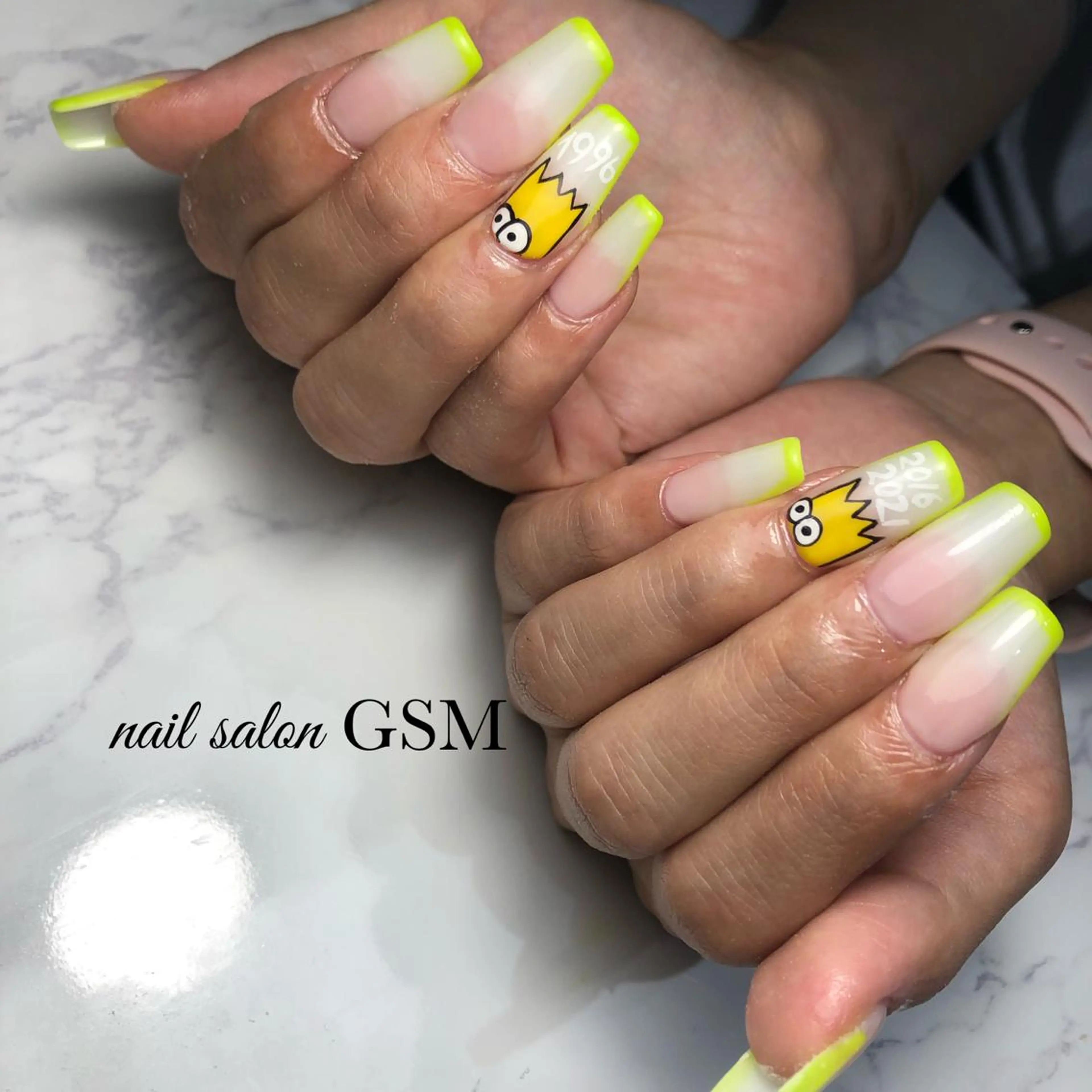 ネイル 長さ出し ハンドネイル nail salon GSMのネイルデザイン