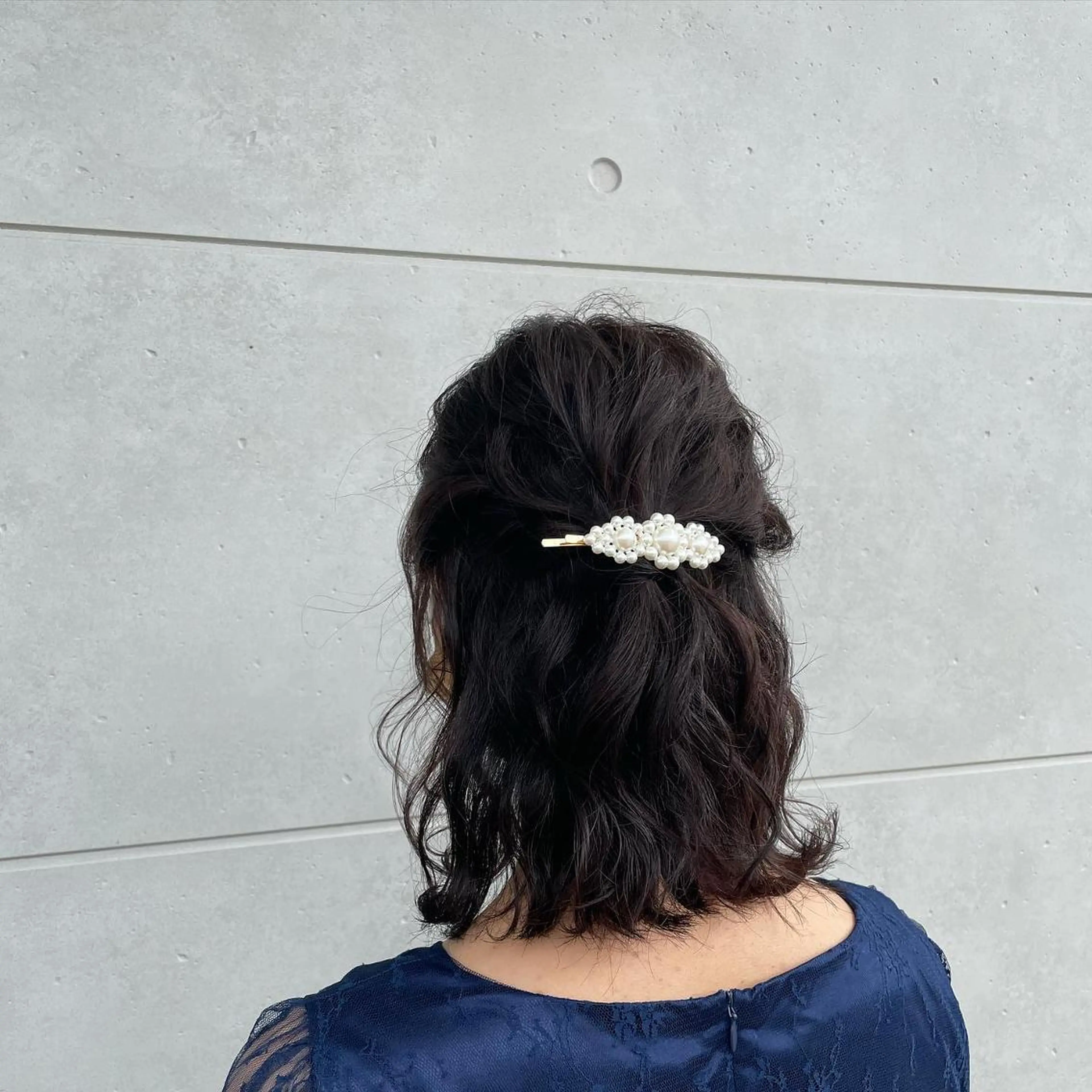 ミディアム カラー パーマ ヘアアレンジ メンズ キッズ マツエク・マツパ 結婚式・ブライダル 子どものヘアアレンジ ナチュラル 結婚式・ブライダル デート sara 荒井店のヘアスタイル