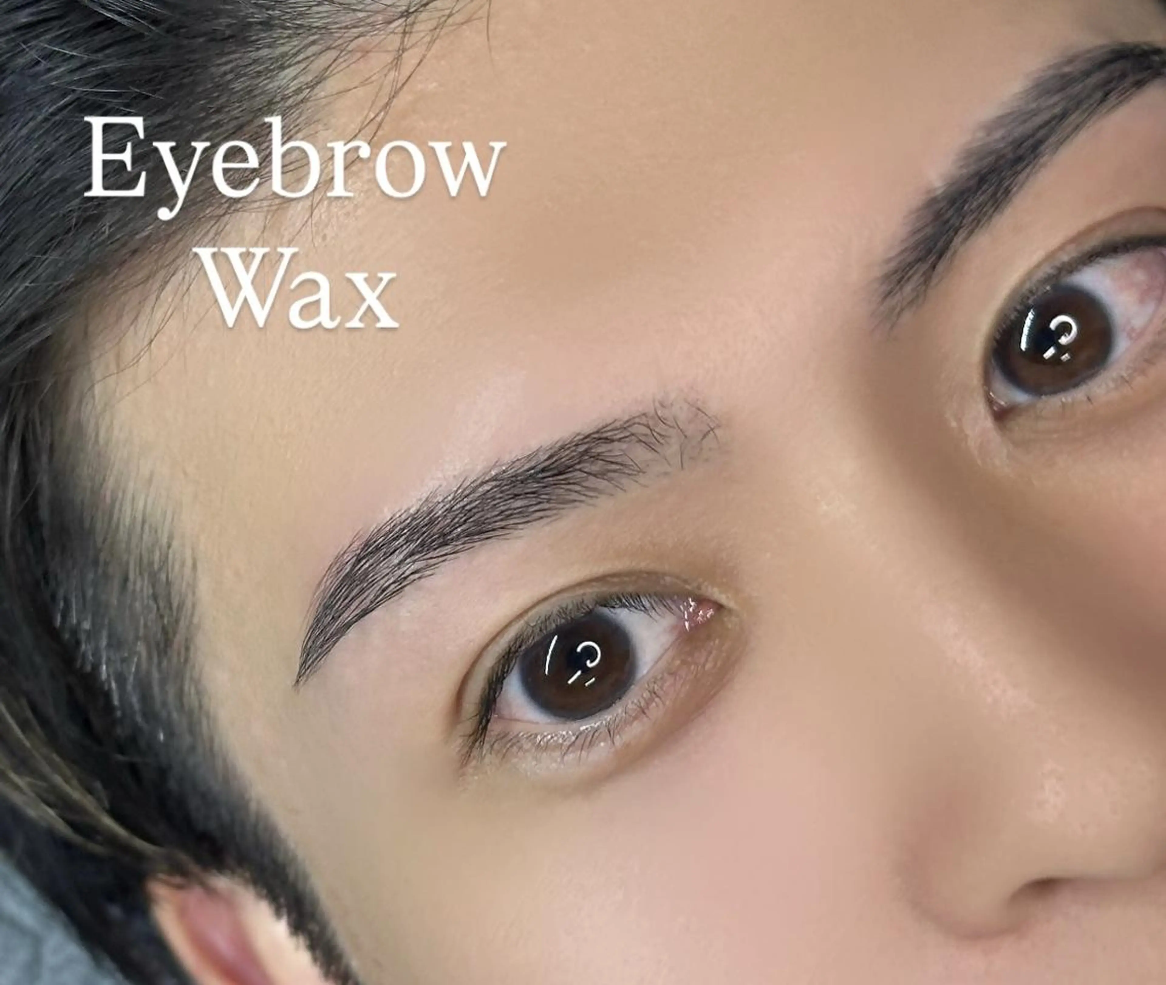 ⭐️美眉アイブロウスタイリング＋目周りwax脱毛⭐️(HITOKANアイパック付き)の写真