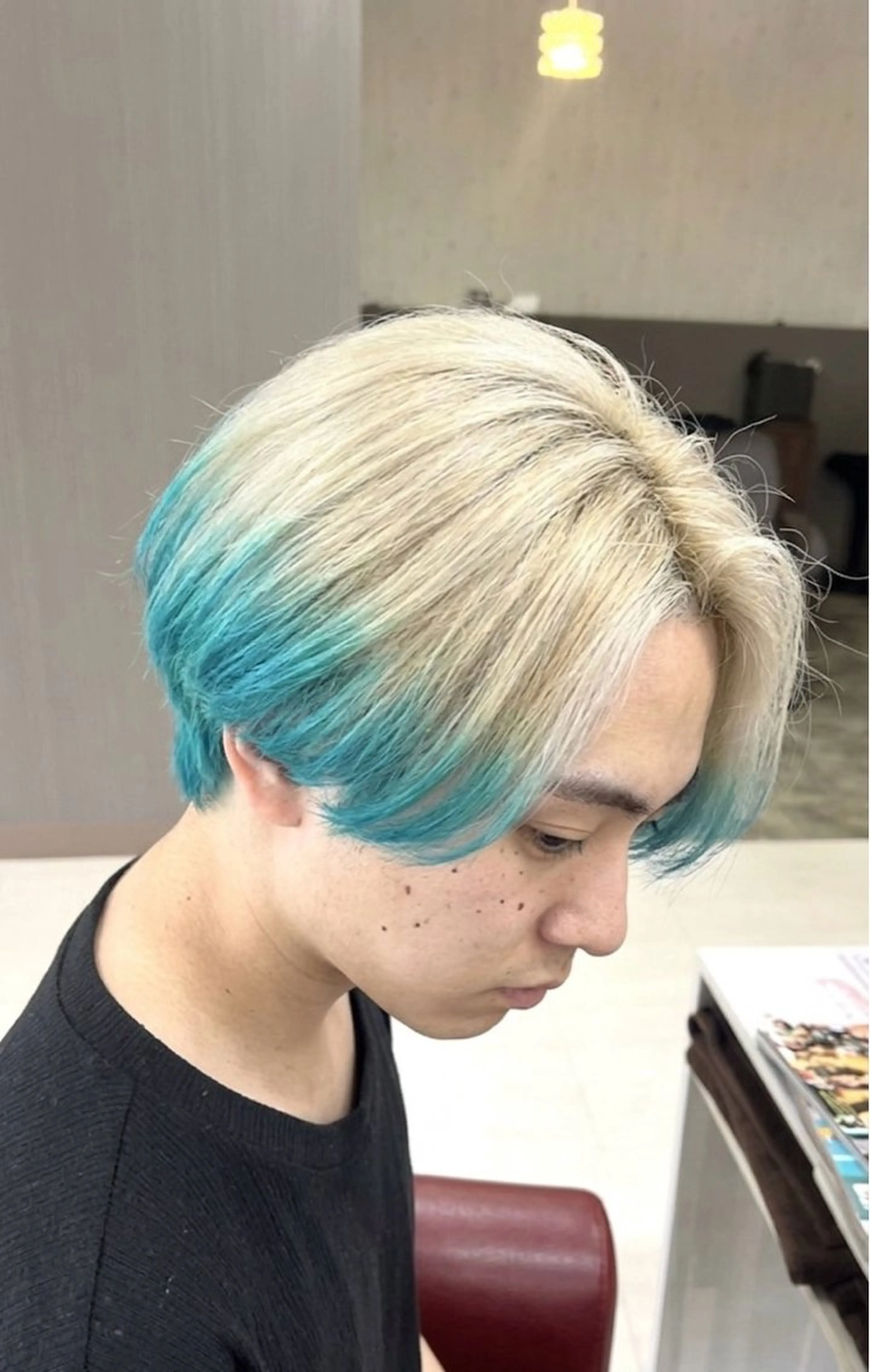 ショート カラー メンズ KEN 🌟のヘアスタイル