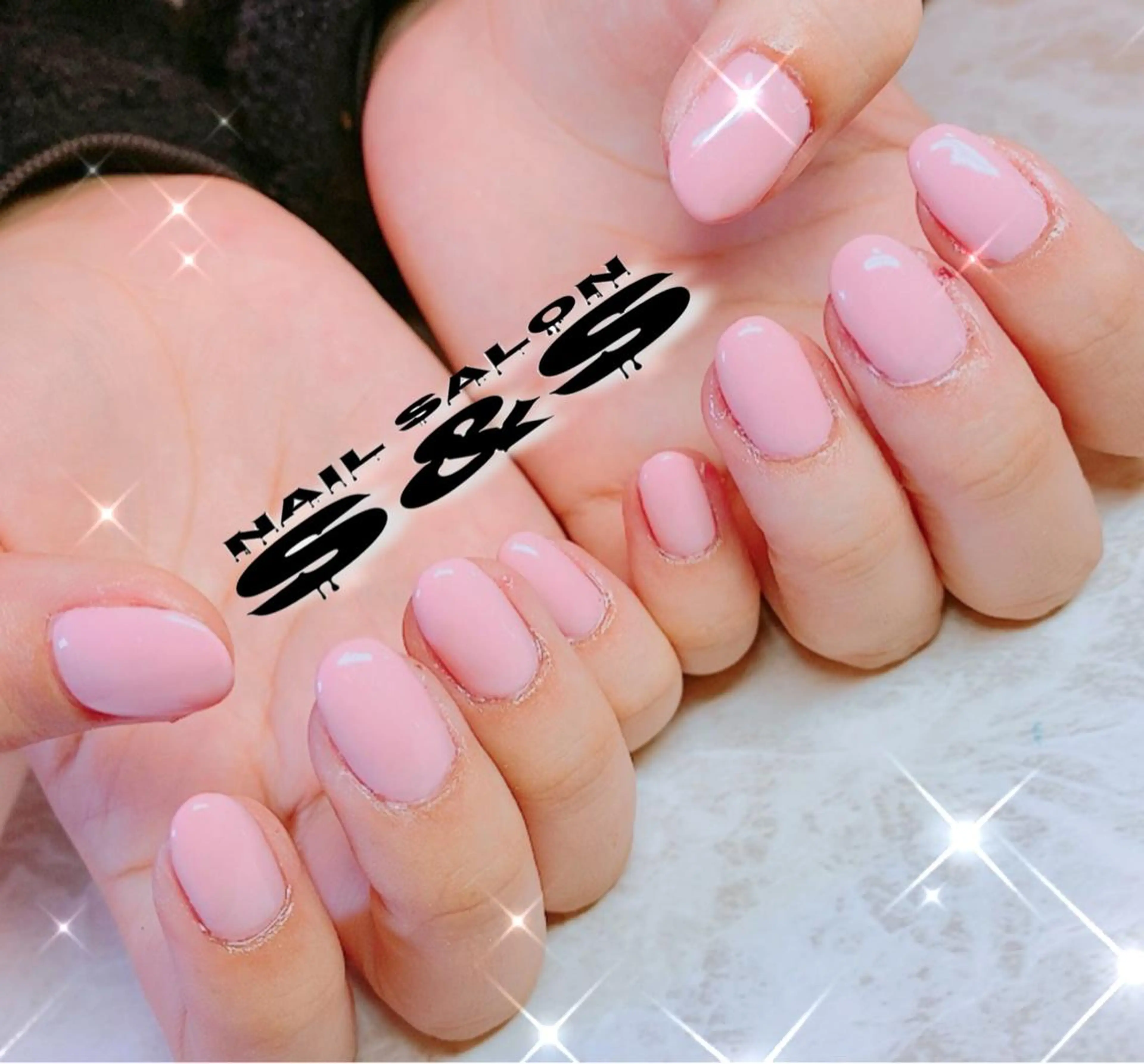 ネイル 長さ出し メンズネイル 持ち込み ピンク スカルプネイル S&S 村田小百合のネイルデザイン