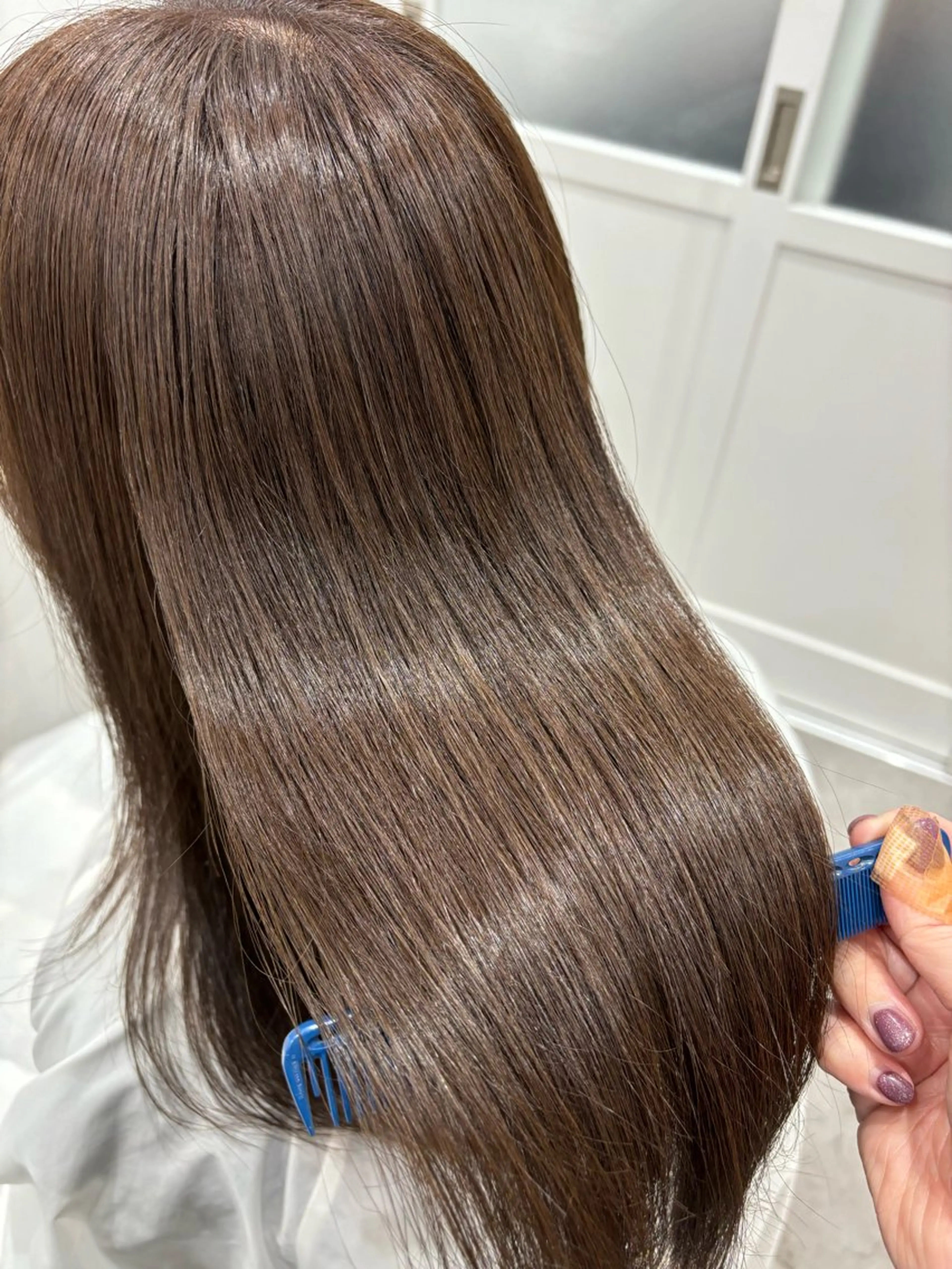 ロング カラー ベージュカラー 透明感カラー 髪質改善/透明感 カラー/内藤有須加のヘアスタイル