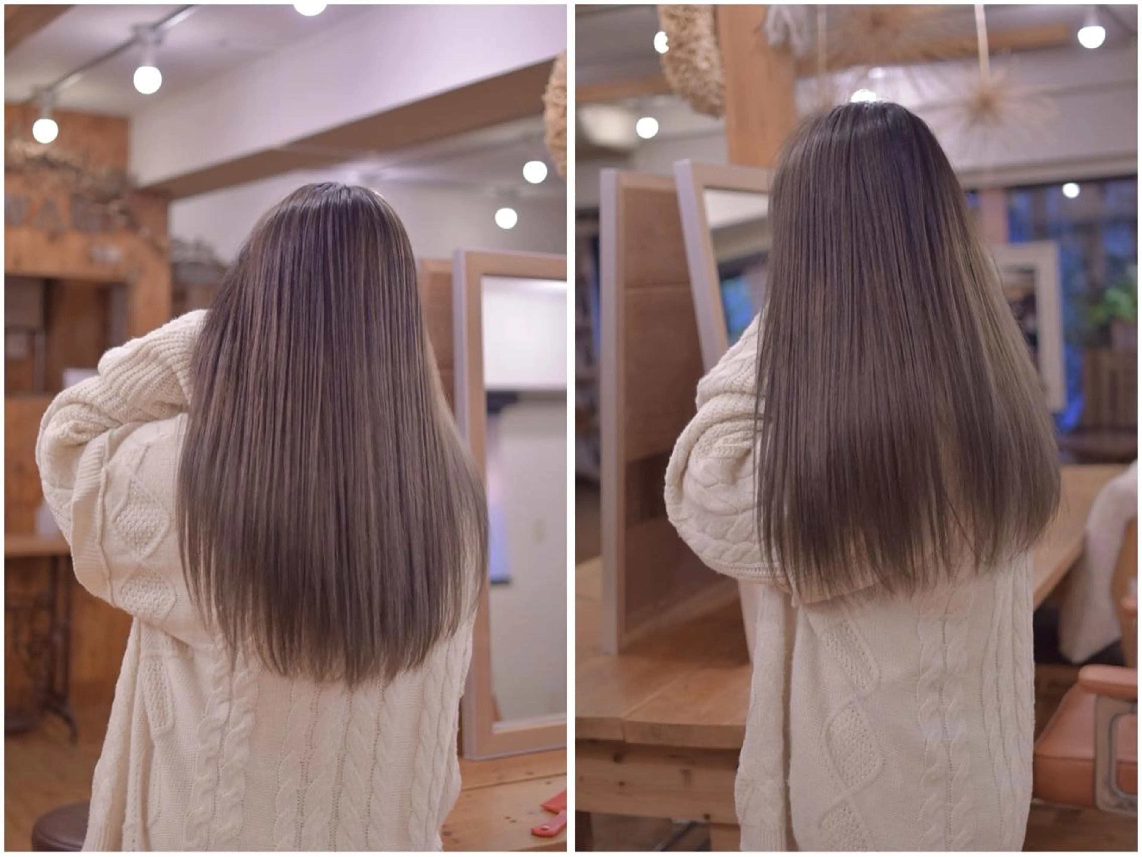 ロング カラー バレイヤージュ ダブルカラー ハイライトカラー イルミナカラー インナーカラー 小顔ショートヘア♪ TAKUMIのヘアスタイル