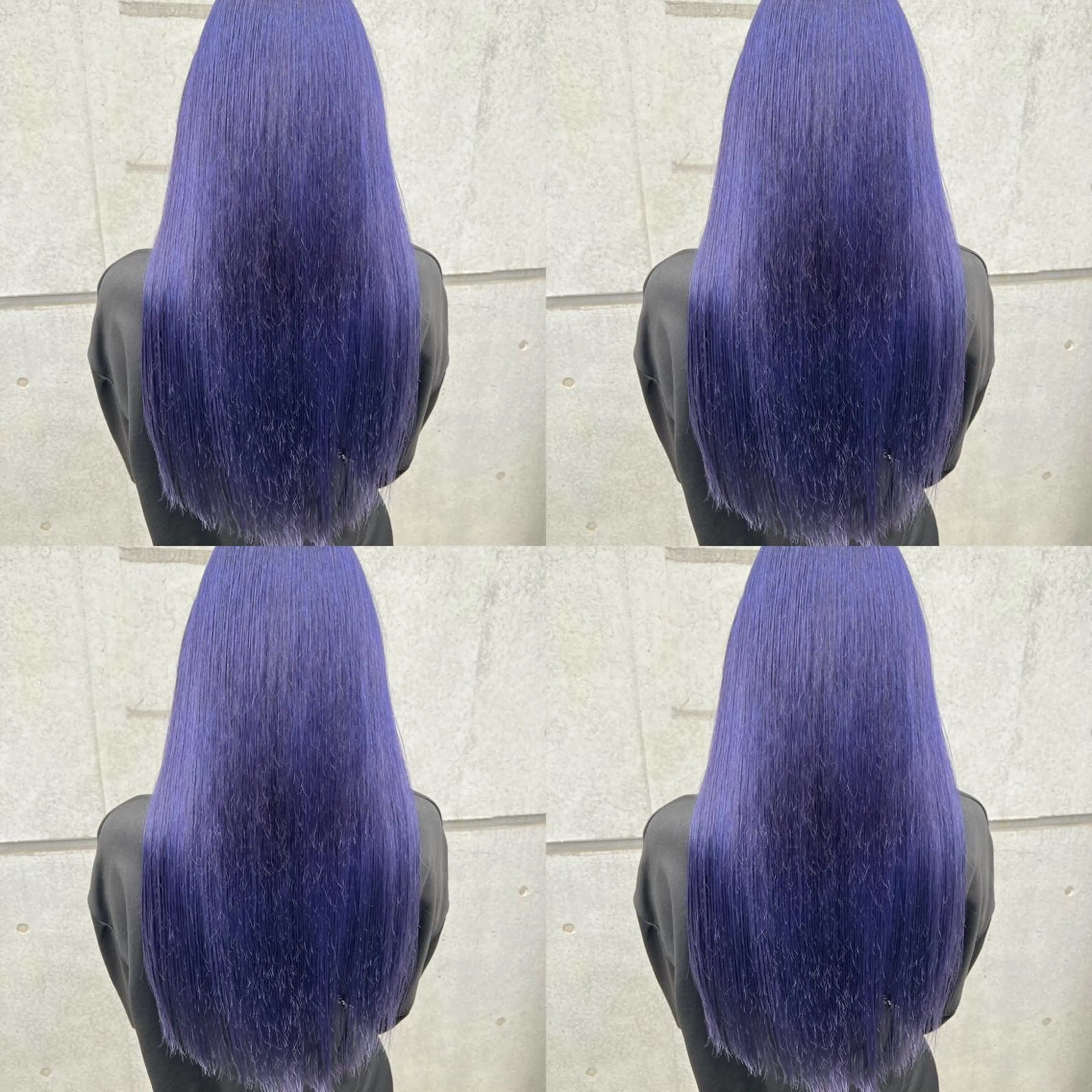 ロング カラー ブルーカラー ブルーラベンダー ラベンダーカラー カット ヘアカラー トリートメント ✨髪質改善✖︎韓国 レイヤー✨ナカムラのヘアスタイル