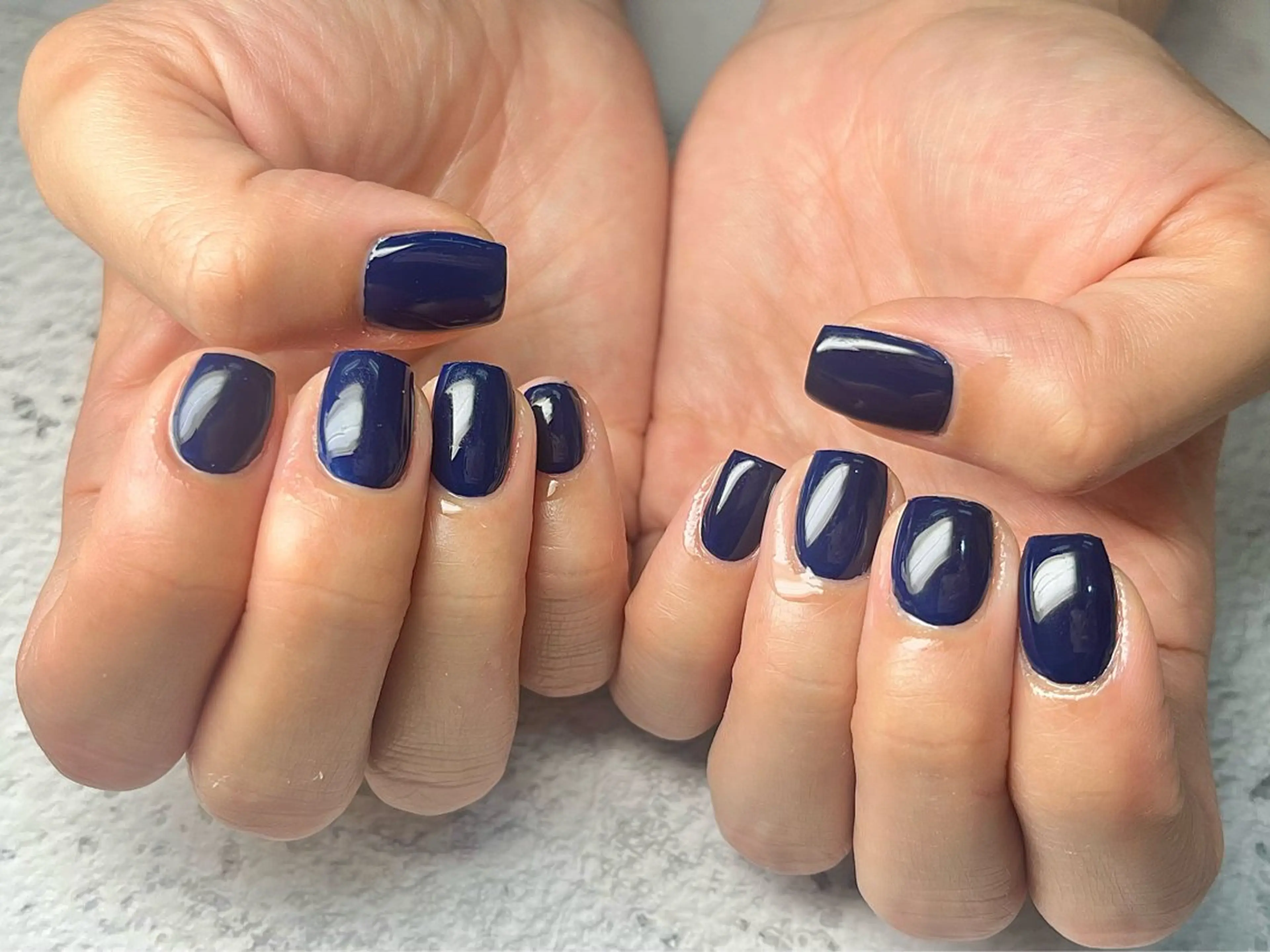 ネイル ジェルネイル ロングネイル ワンカラーネイル ショートネイル Queen nail 北堀江 ASUKAのネイルデザイン