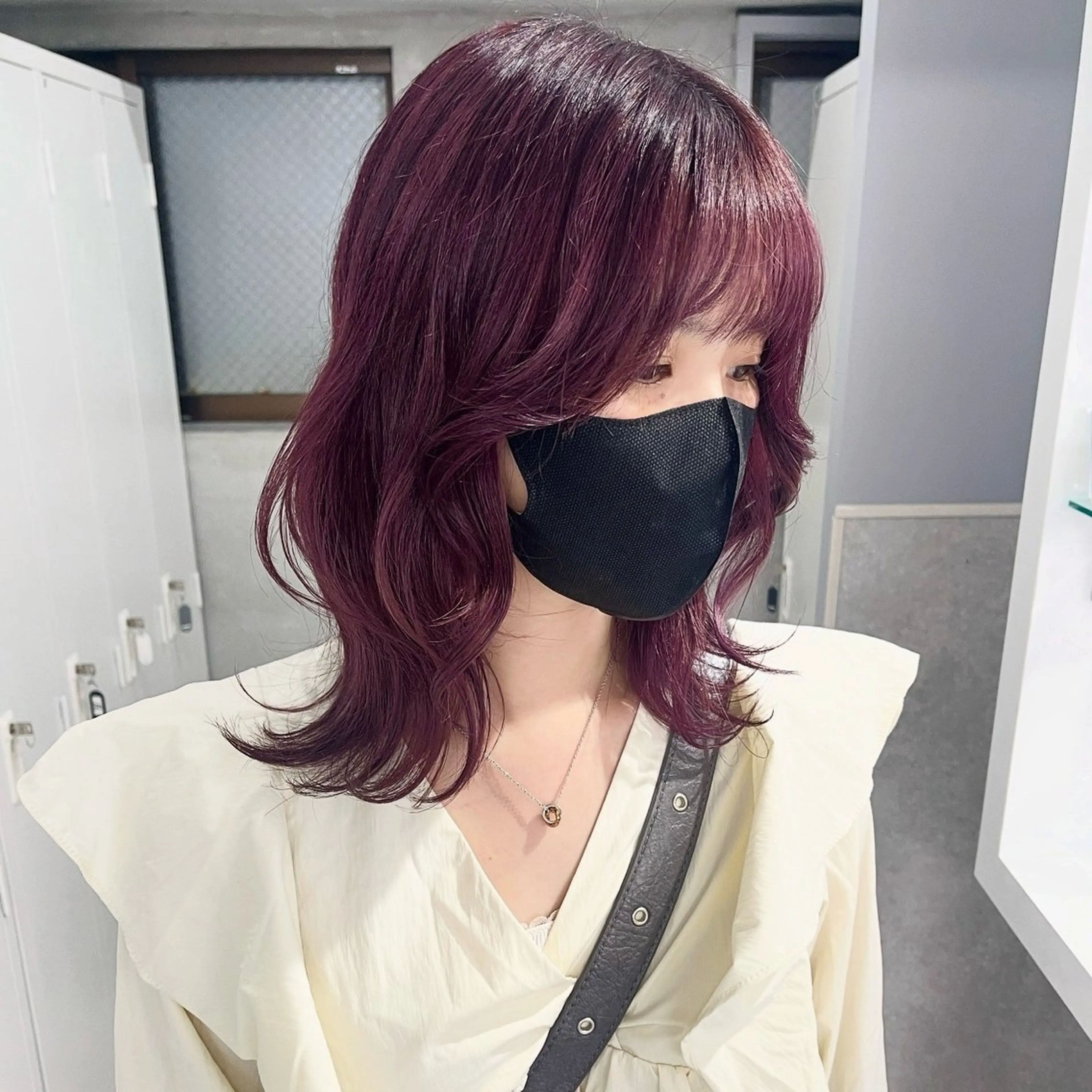 ミディアム カラー 広香🪽ハイトーン/ ヘアセットのヘアスタイル