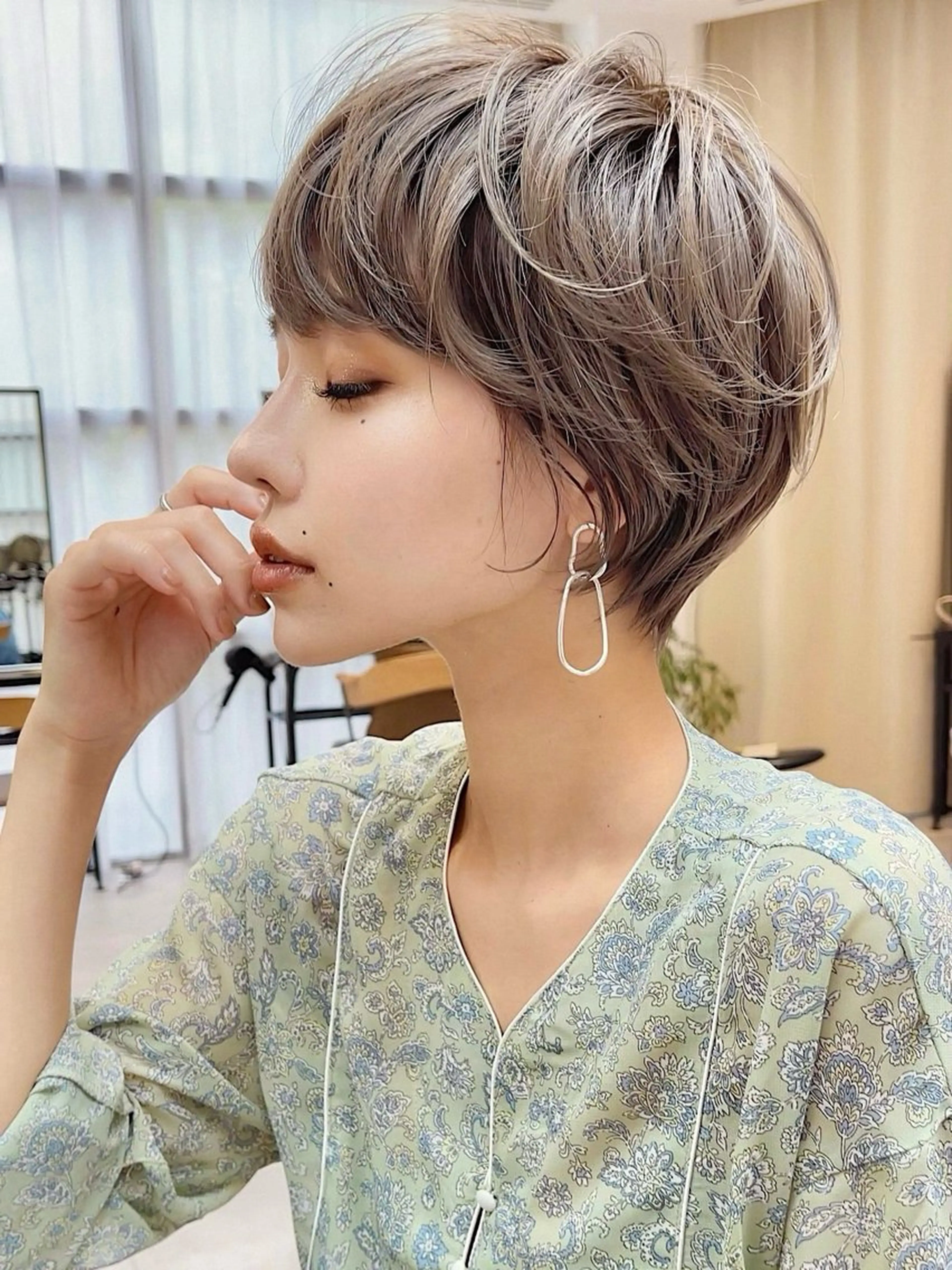 ショート カラー パーマ ヘアアレンジ メンズ 似合わせメンズカット /ニュアンスパーマのヘアスタイル