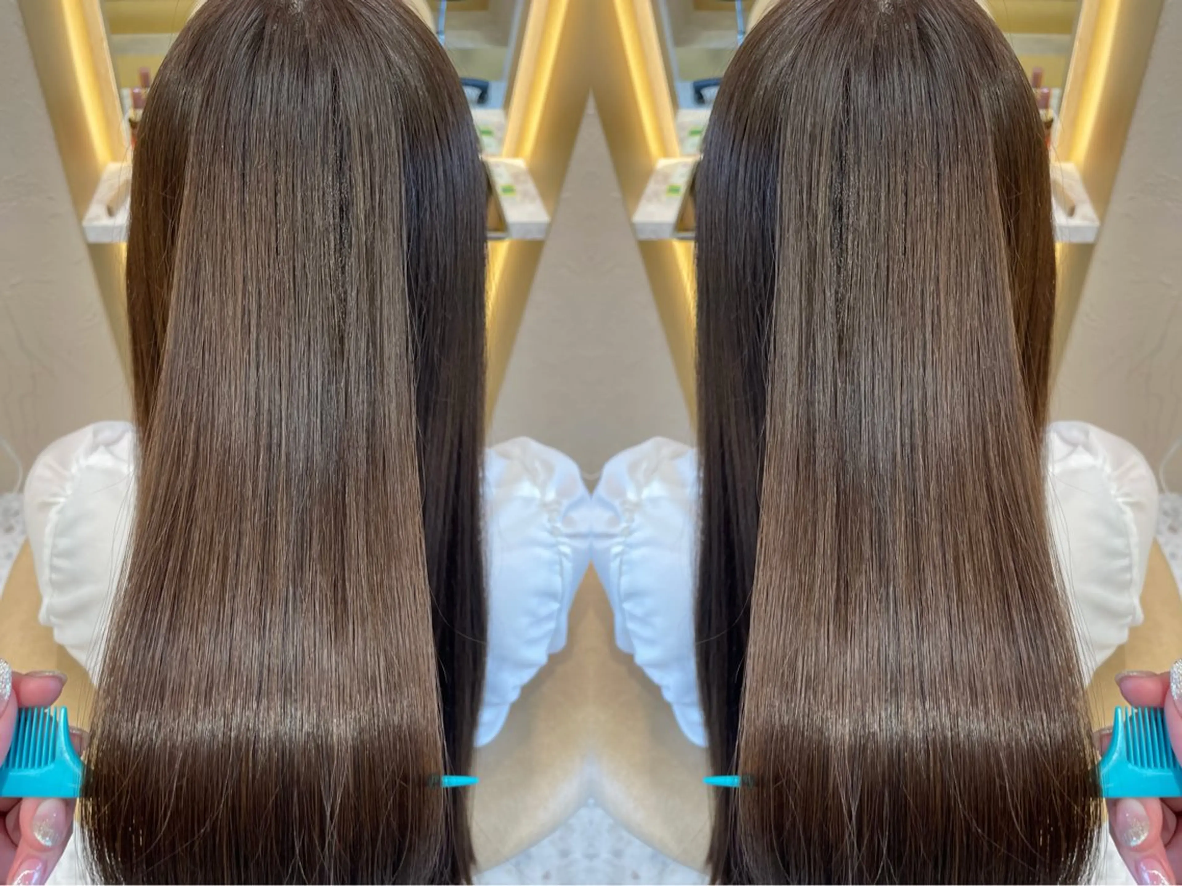 ロング カラー カット トリートメント 韓国ヘア/髪質改善 /Harunaのヘアスタイル