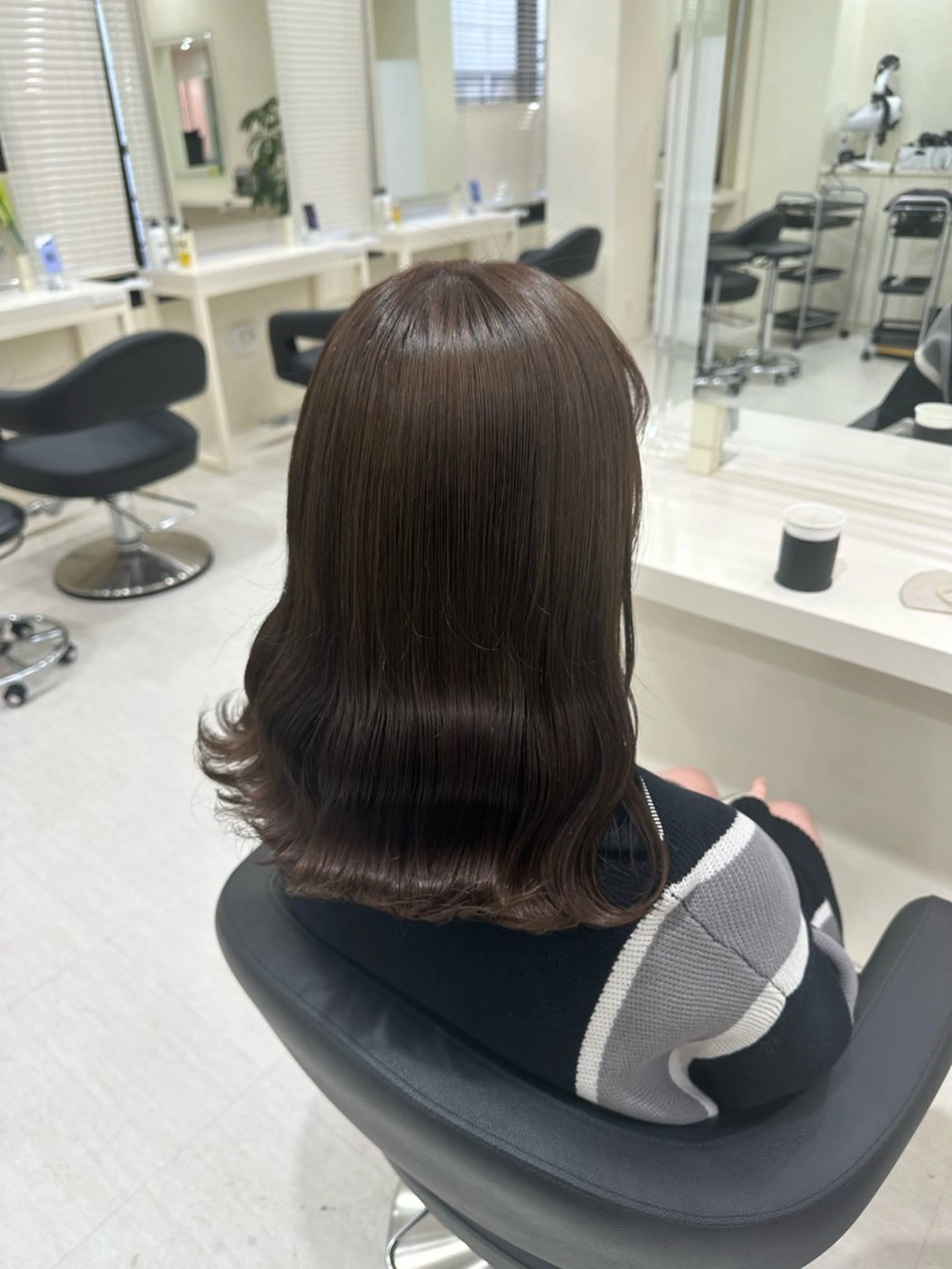 セミロング カラー ヘアアレンジ 🎀 yuuka🎀のヘアスタイル