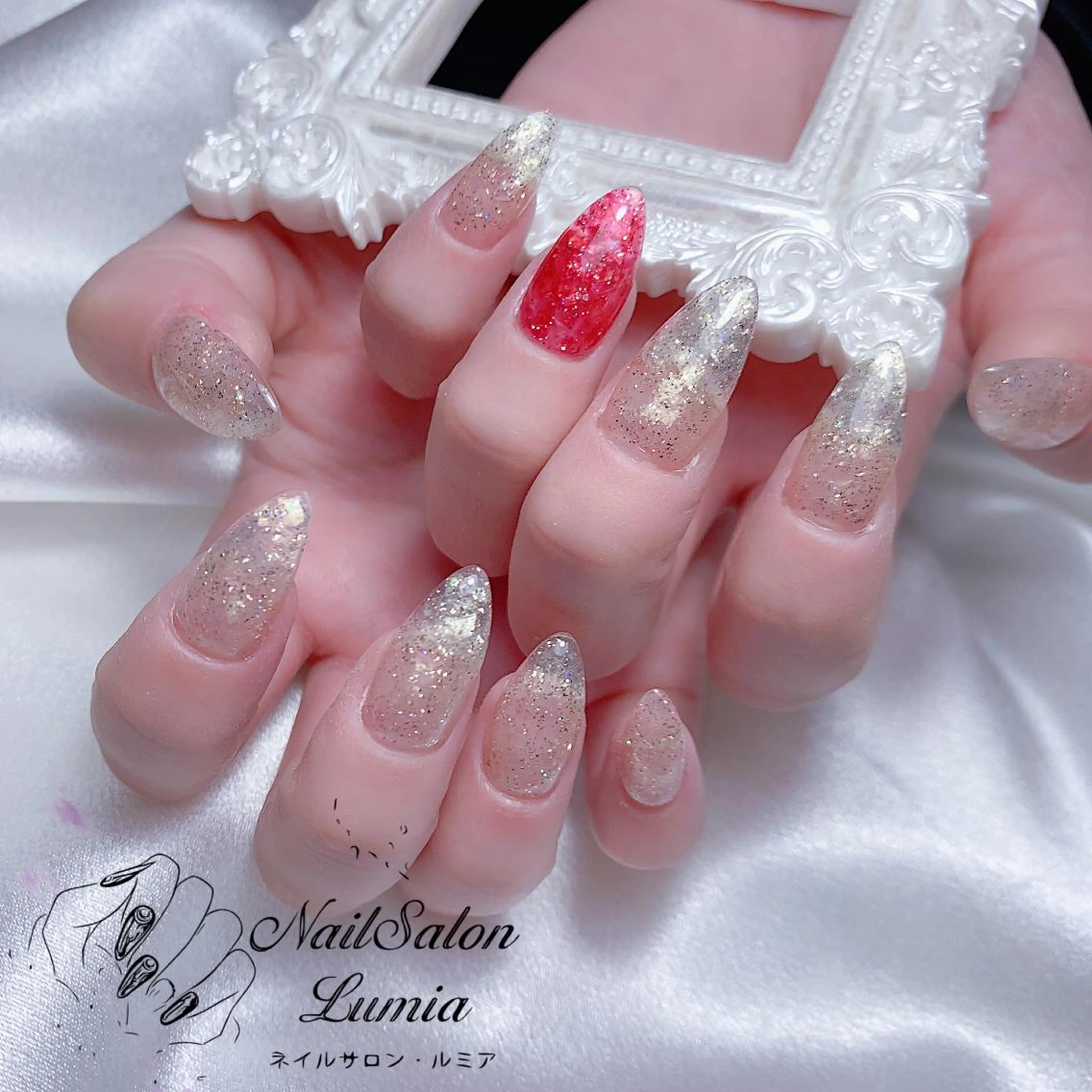 ネイル ハンドネイル ネイルサロン ルミア Lumia 店長のネイルデザイン